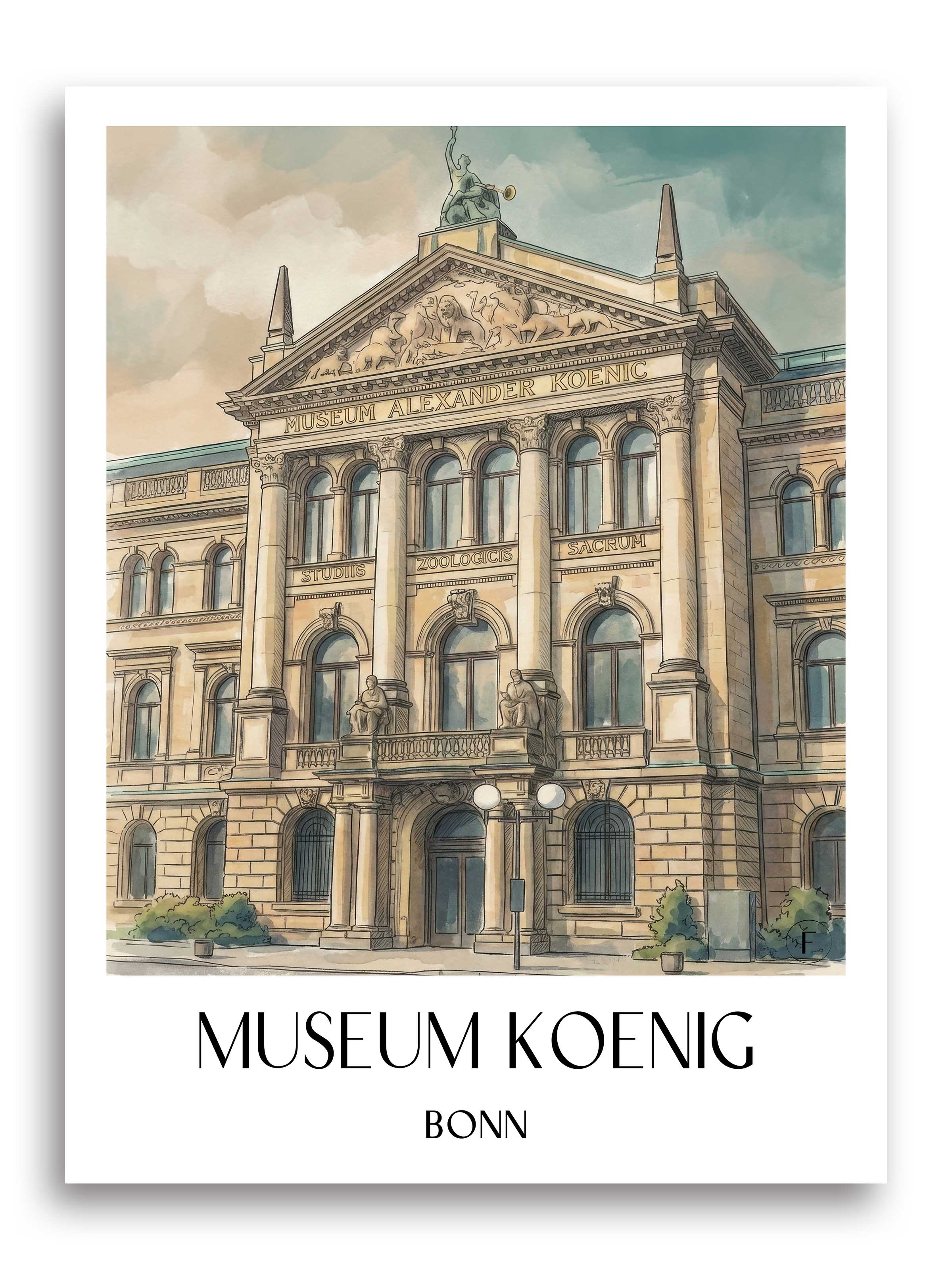museum-koenig-bonn-deutschland-poster-aquarell