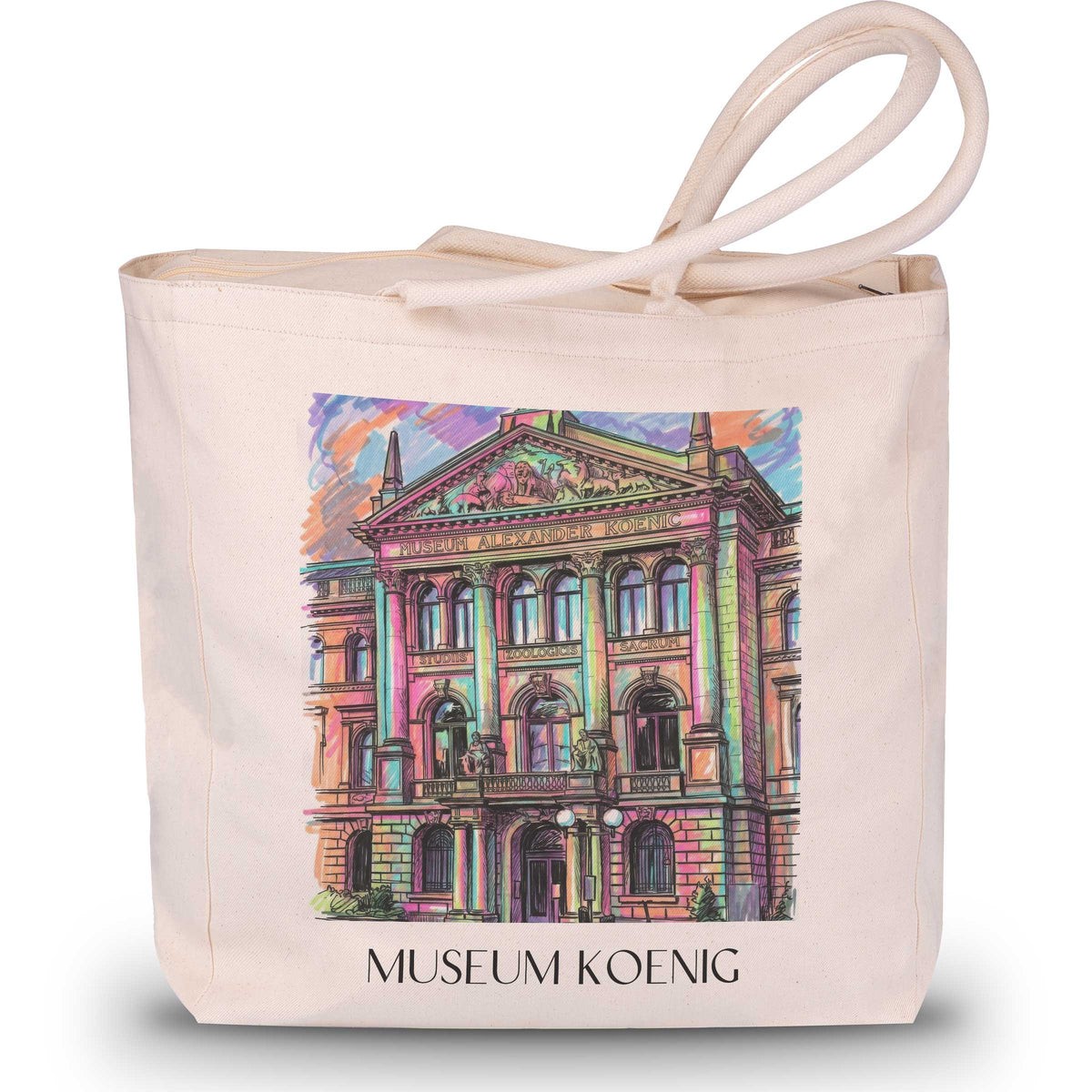 Museum Koenig Shopping Tasche - Bonn - Deutschland Tote Bag - Einkaufstasche im Tag Graffiti Stil - favplace