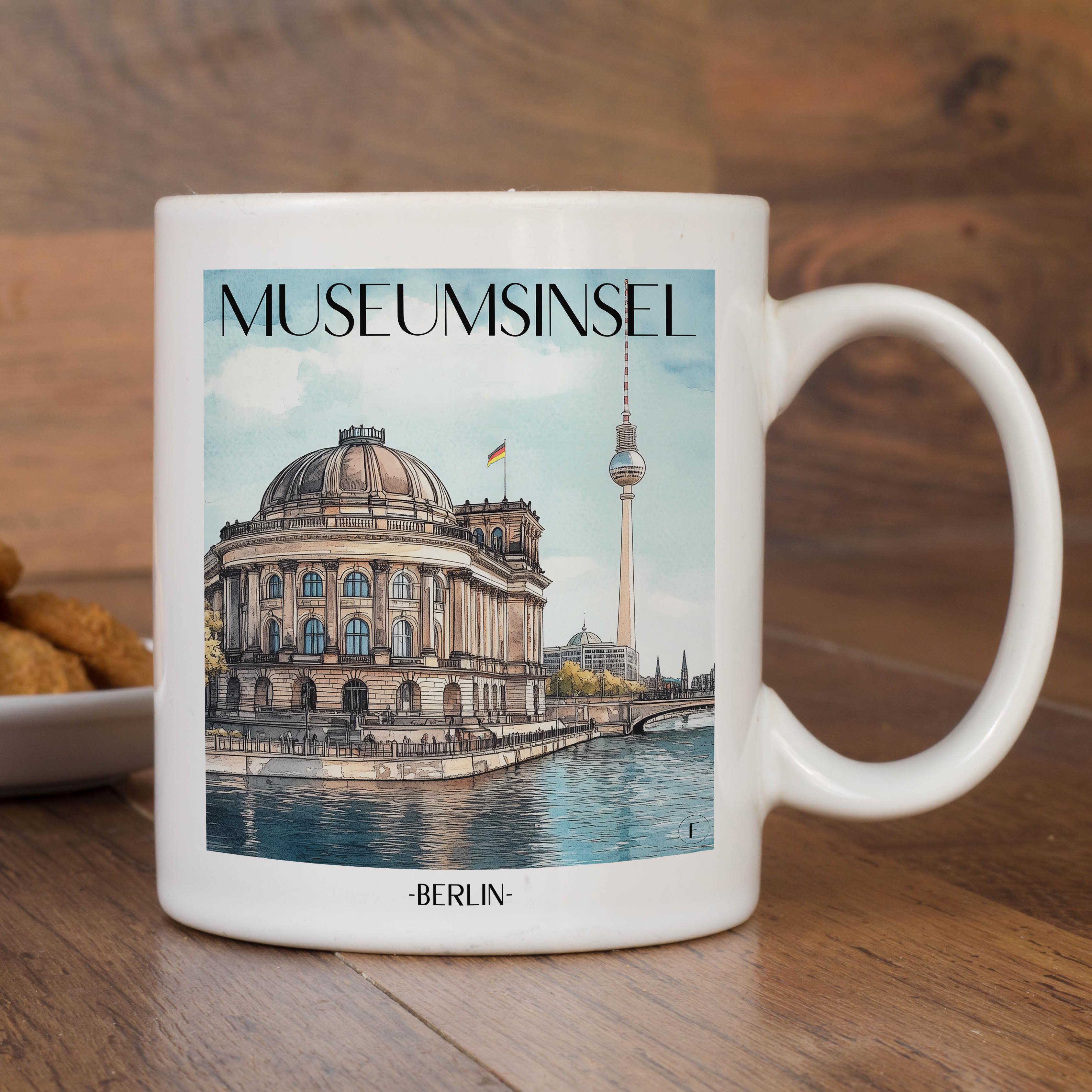 museumsinsel-berlin-deutschland-einkaufstasche-aquarell