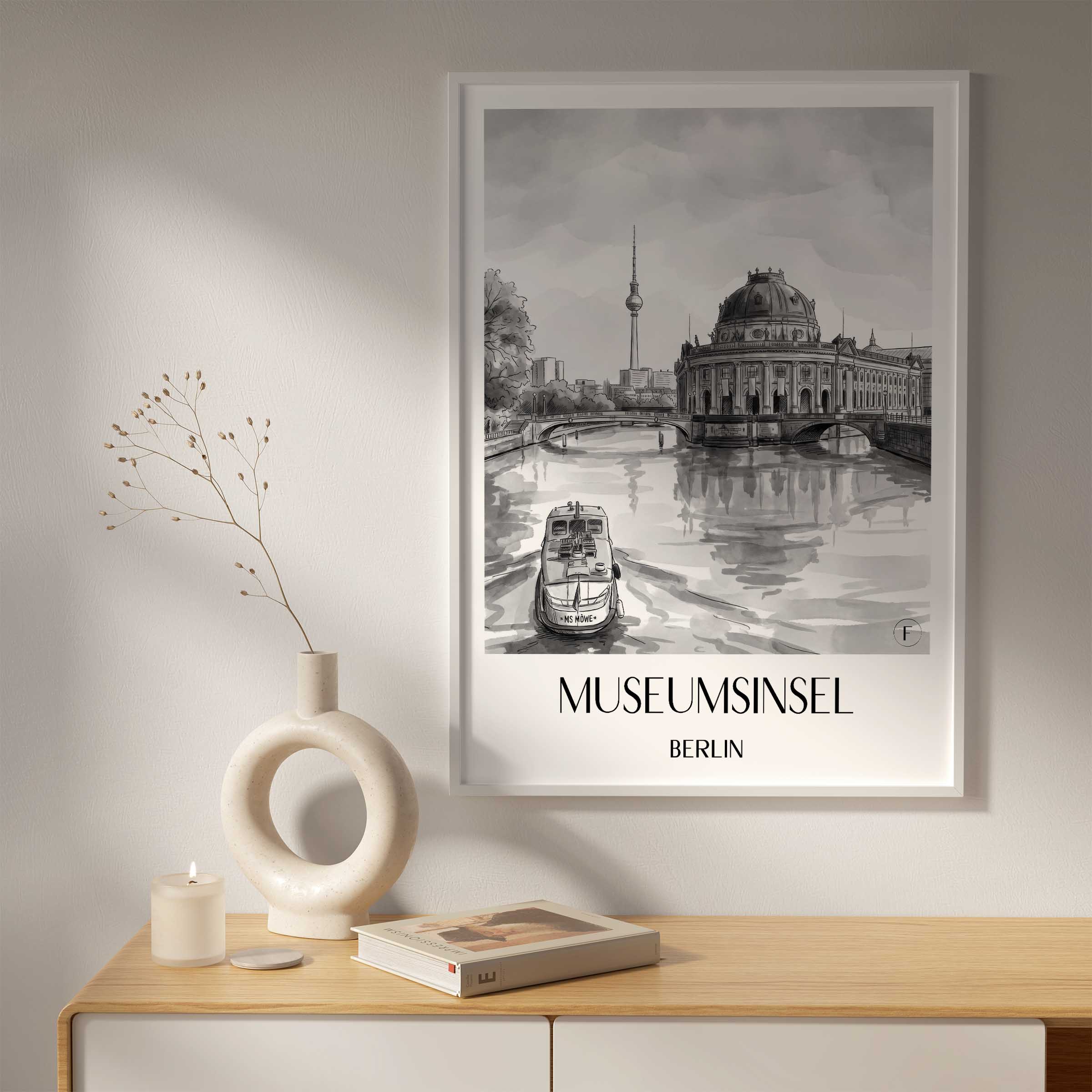 museumsinsel-berlin-deutschland-poster-aquarell-schwarz-weiss