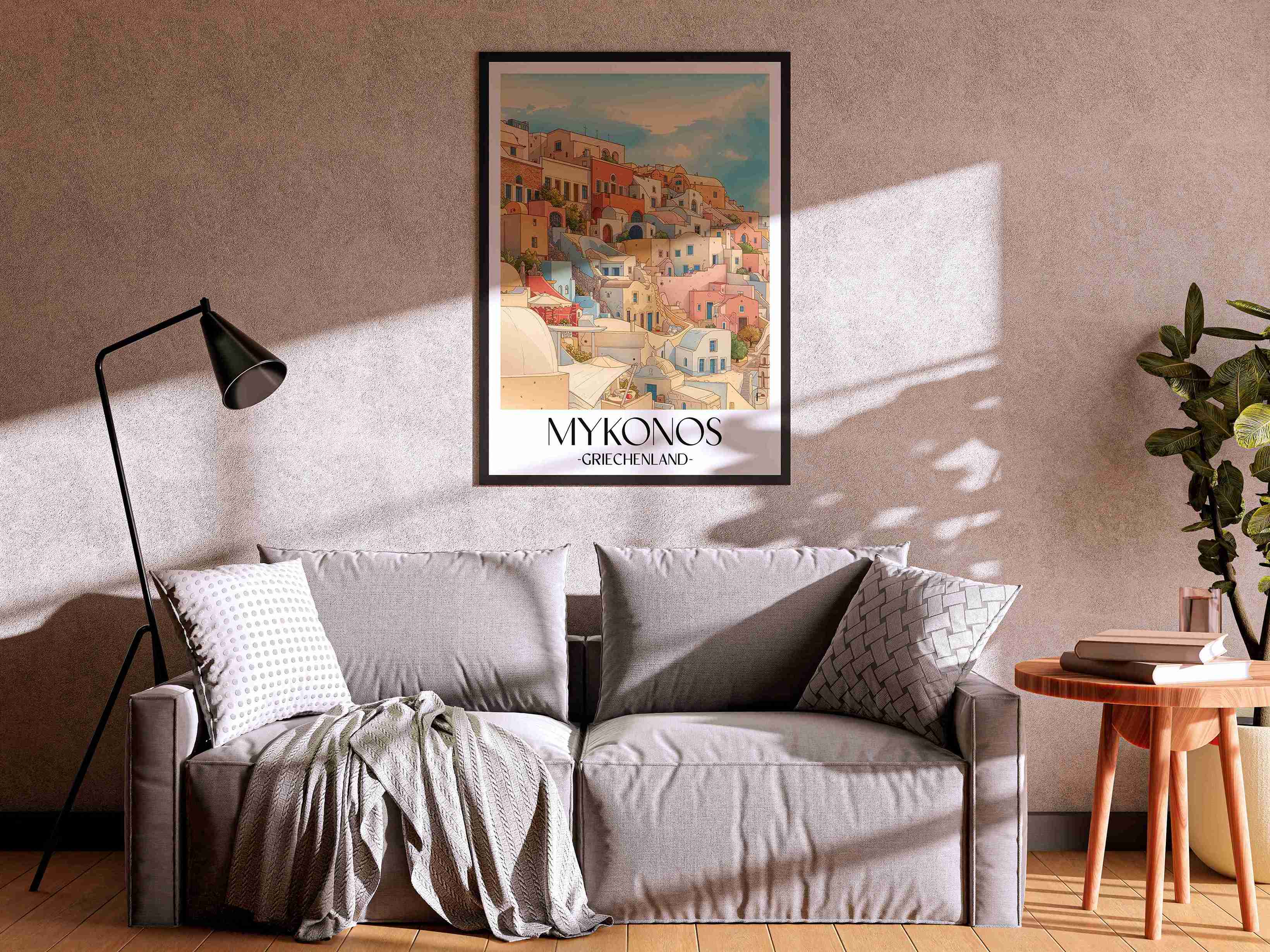 mykonos-griechenland-poster-aquarell