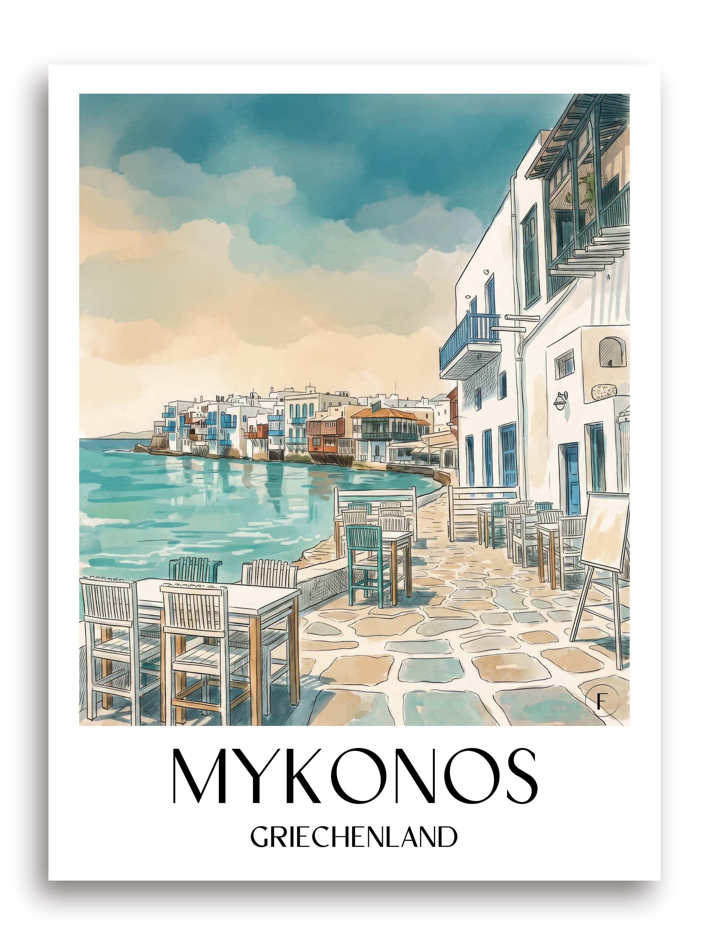 mykonos-griechenland-poster-aquarell