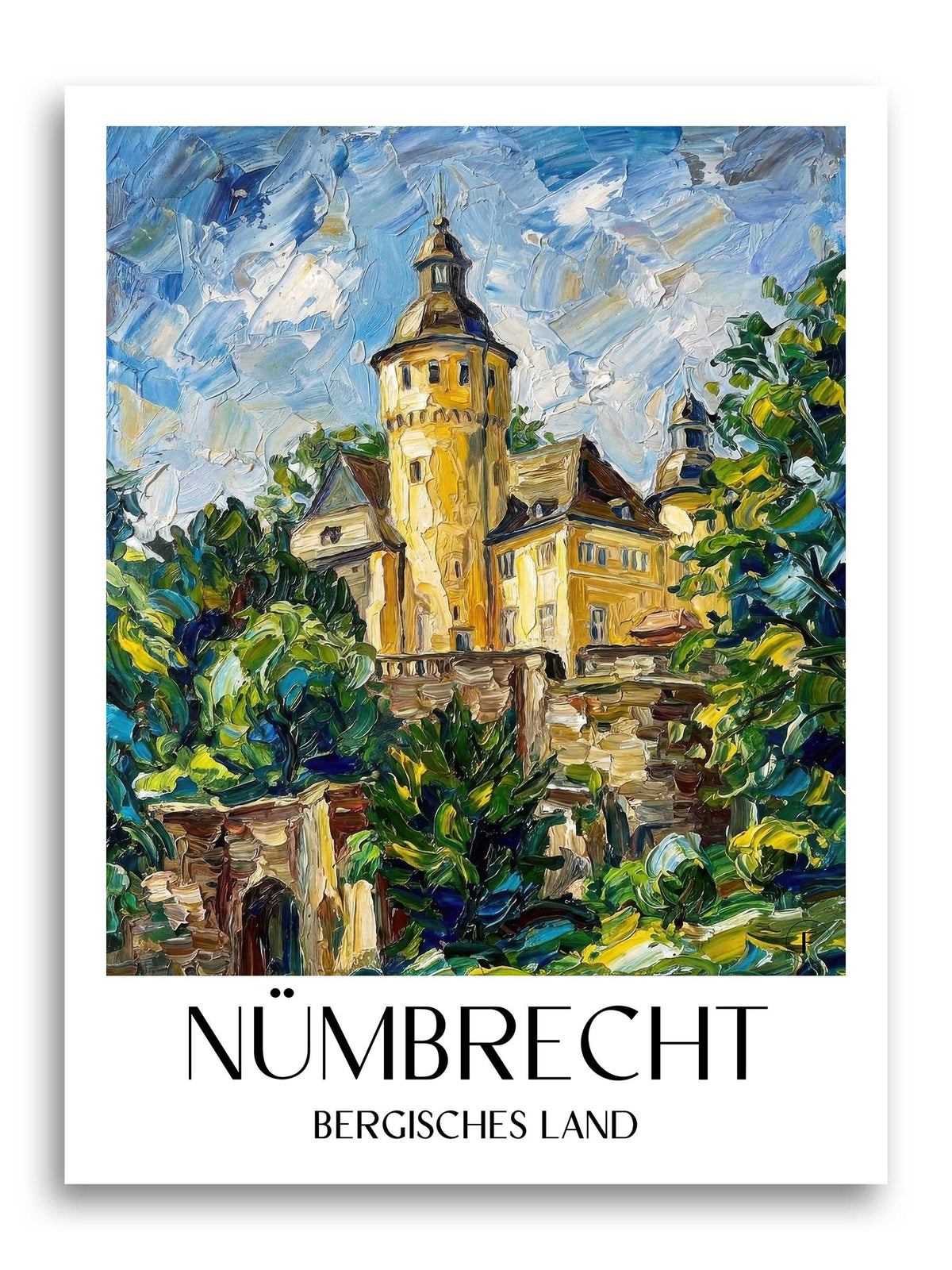 nümbrecht-bergisches-land-deutschland-poster-oil-painting-oelgemaelde