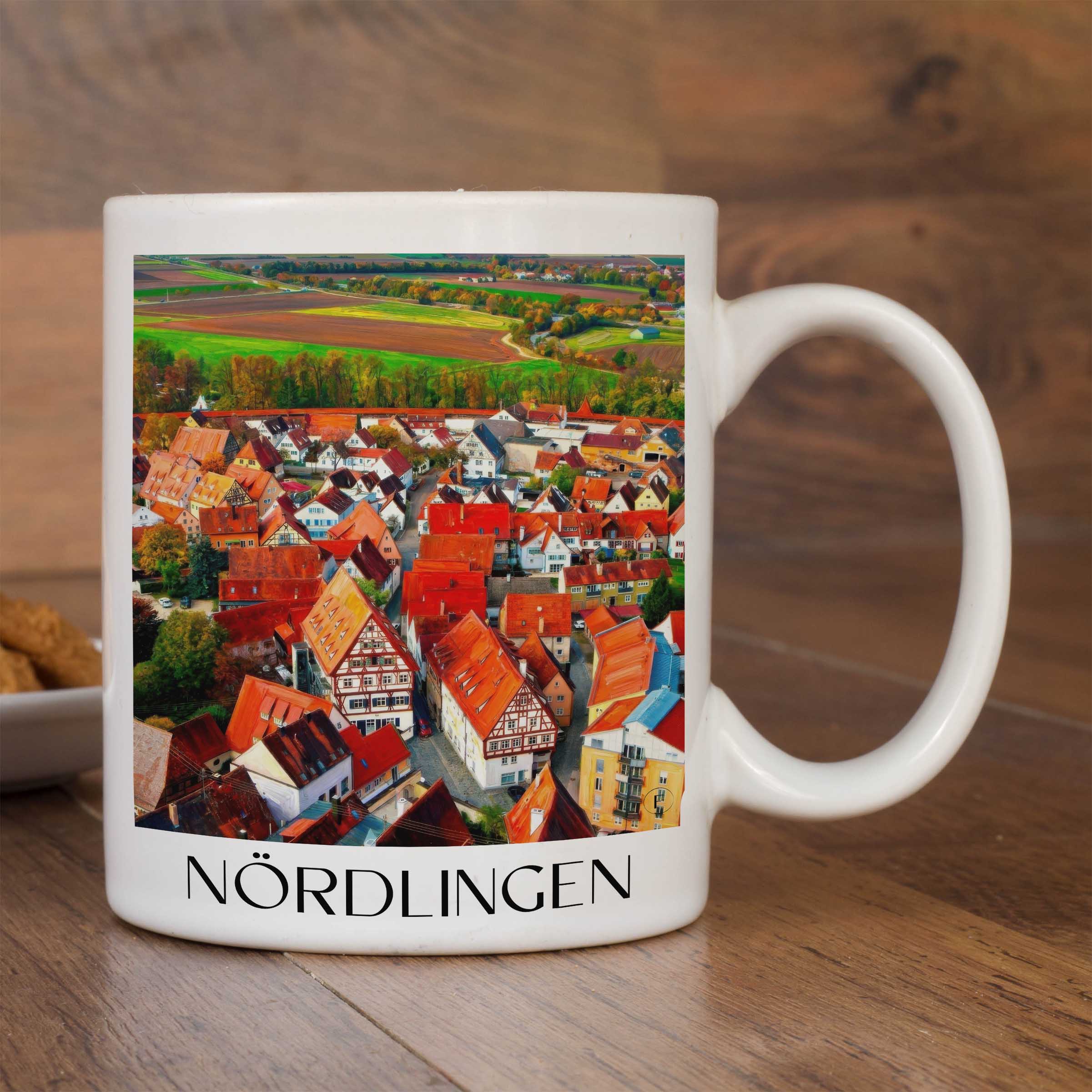 nördlingen-bayern-deutschland-kaffeebecher-oil-painting-oelgemaelde