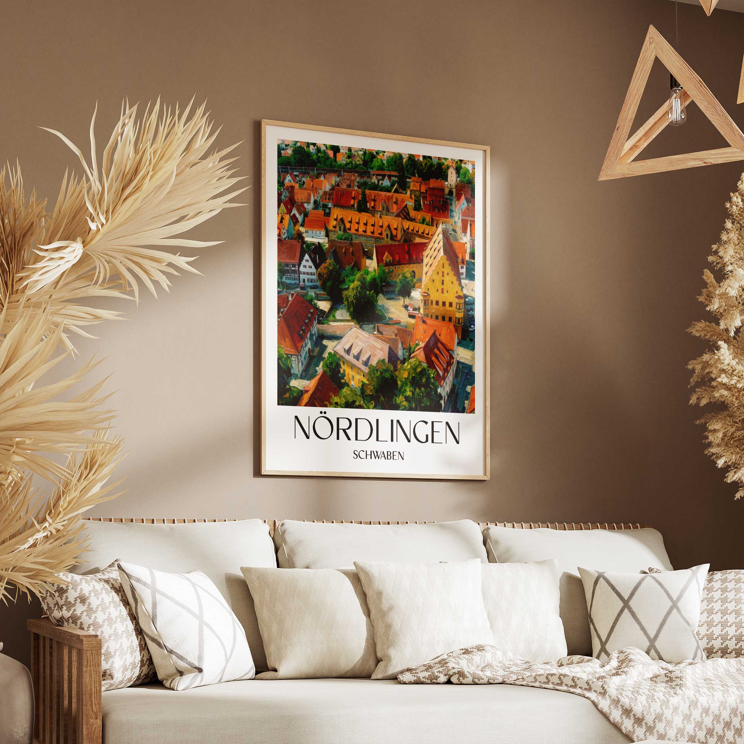 nördlingen-schwaben-deutschland-poster-oil-painting-oelgemaelde