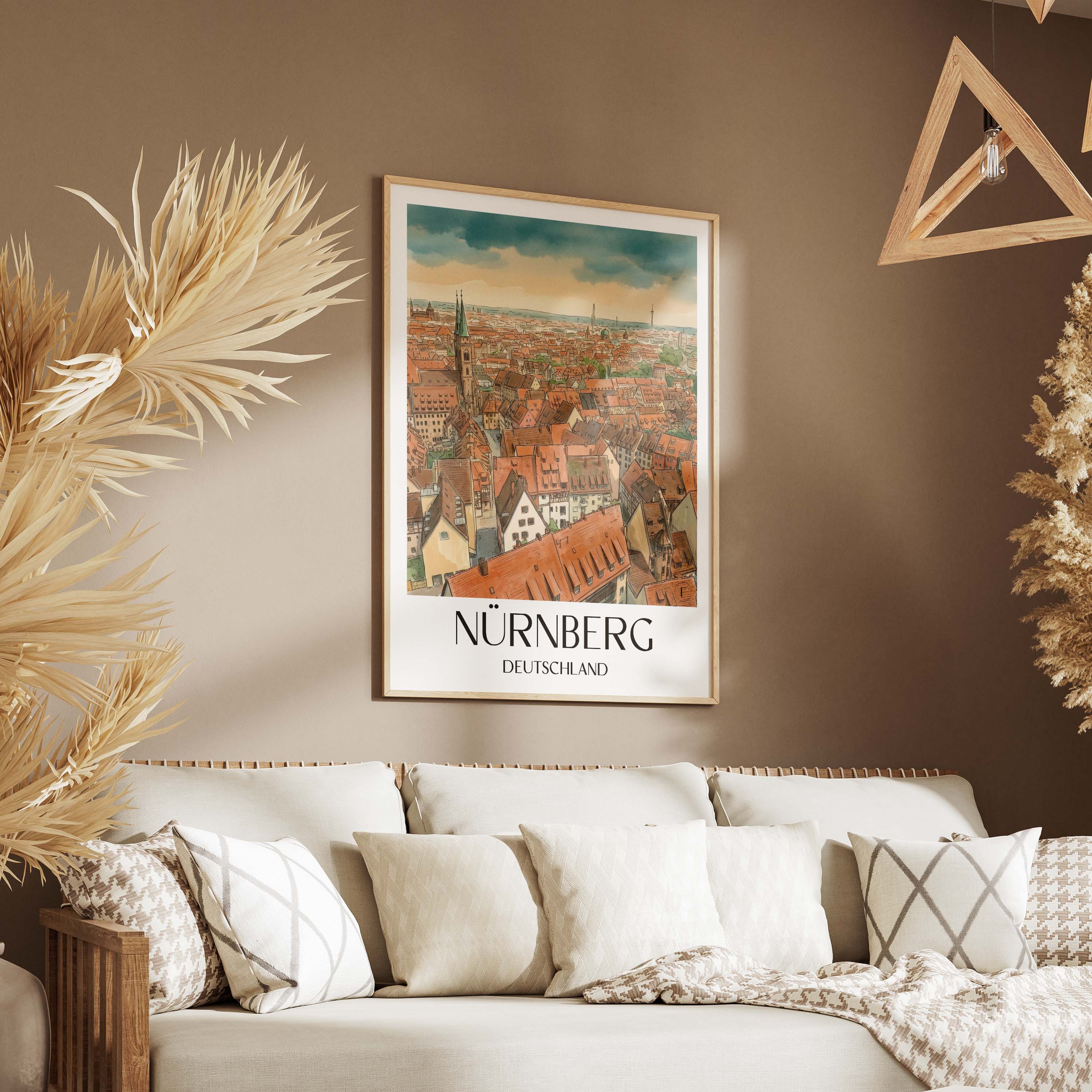 nürnberg-deutschland-poster-aquarell