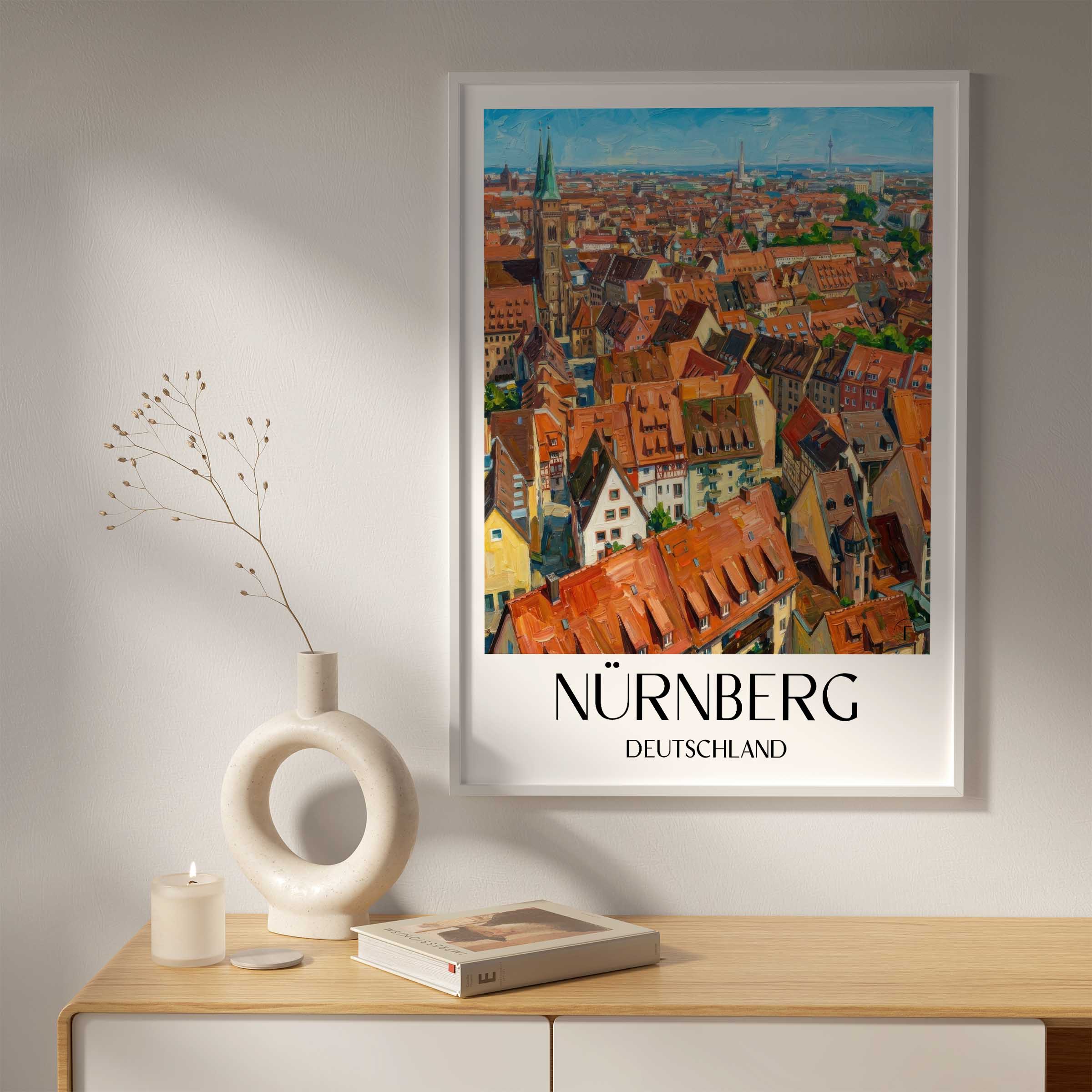 nürnberg-deutschland-poster-oil-painting-oelgemaelde