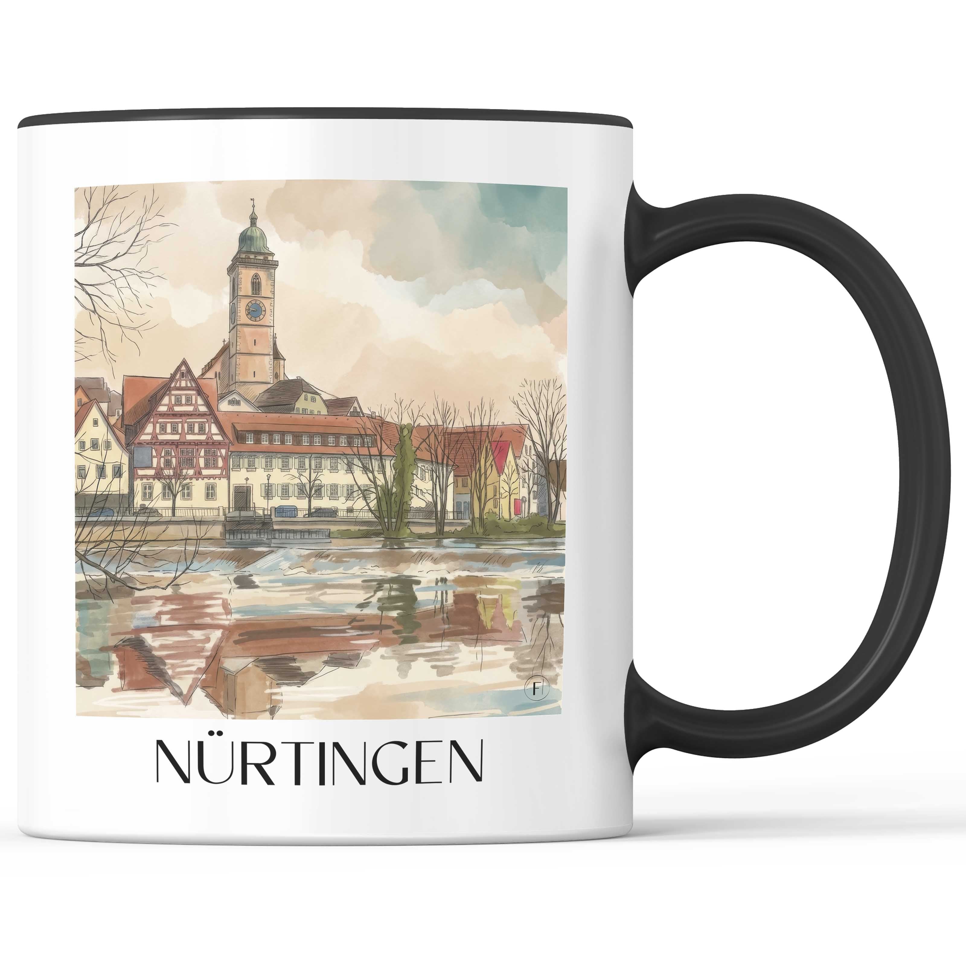 nürtingen-deutschland-kaffeebecher-aquarell