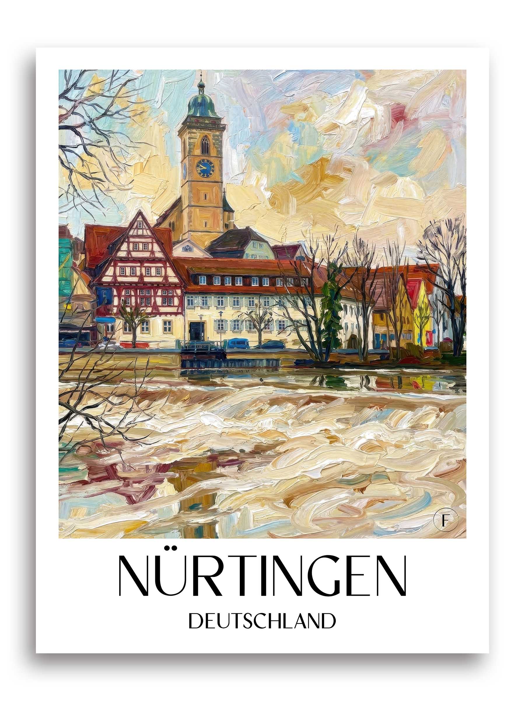 nürtingen-deutschland-poster-oil-painting-oelgemaelde