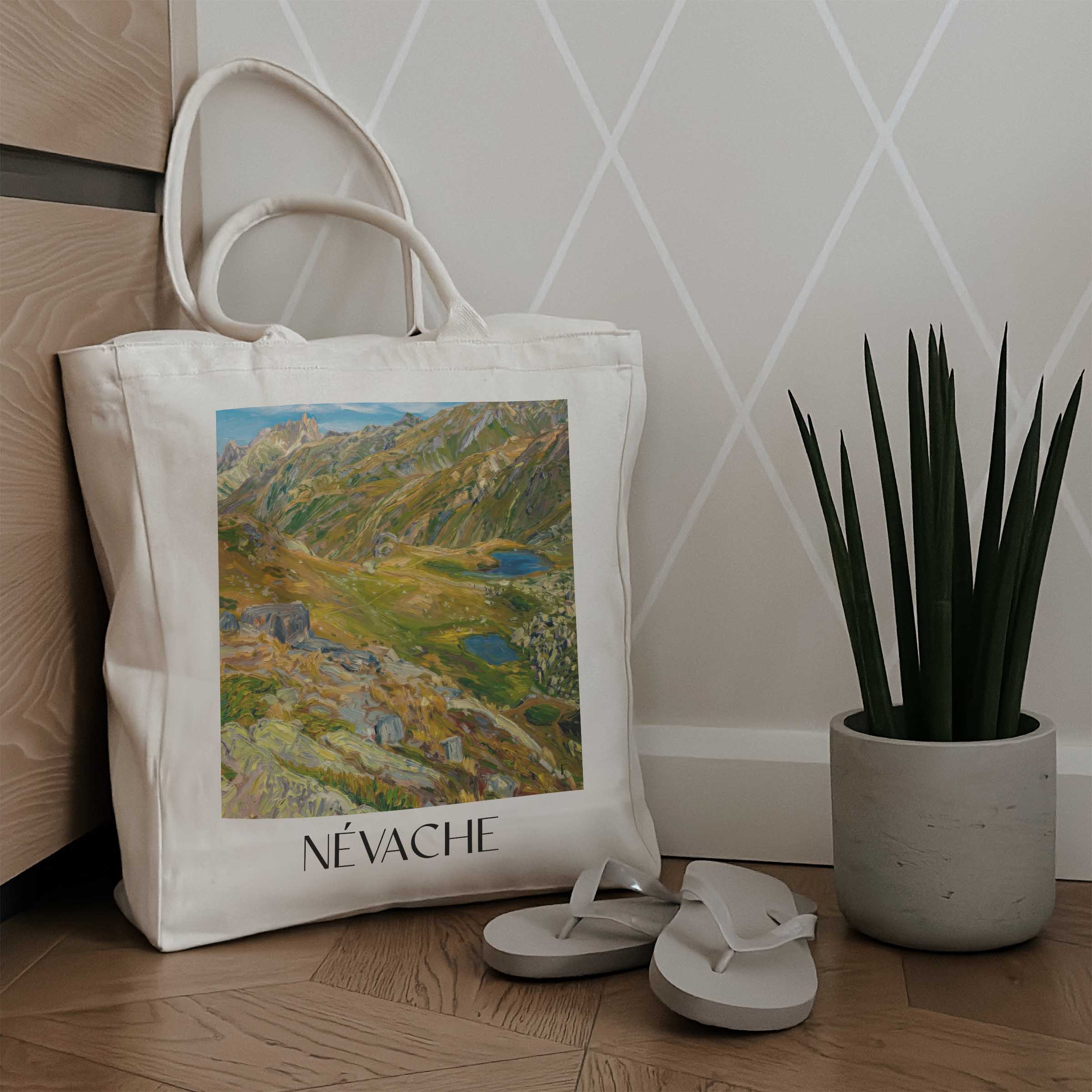 névache--provence-frankreich-einkaufstasche-oil-painting-oelgemaelde