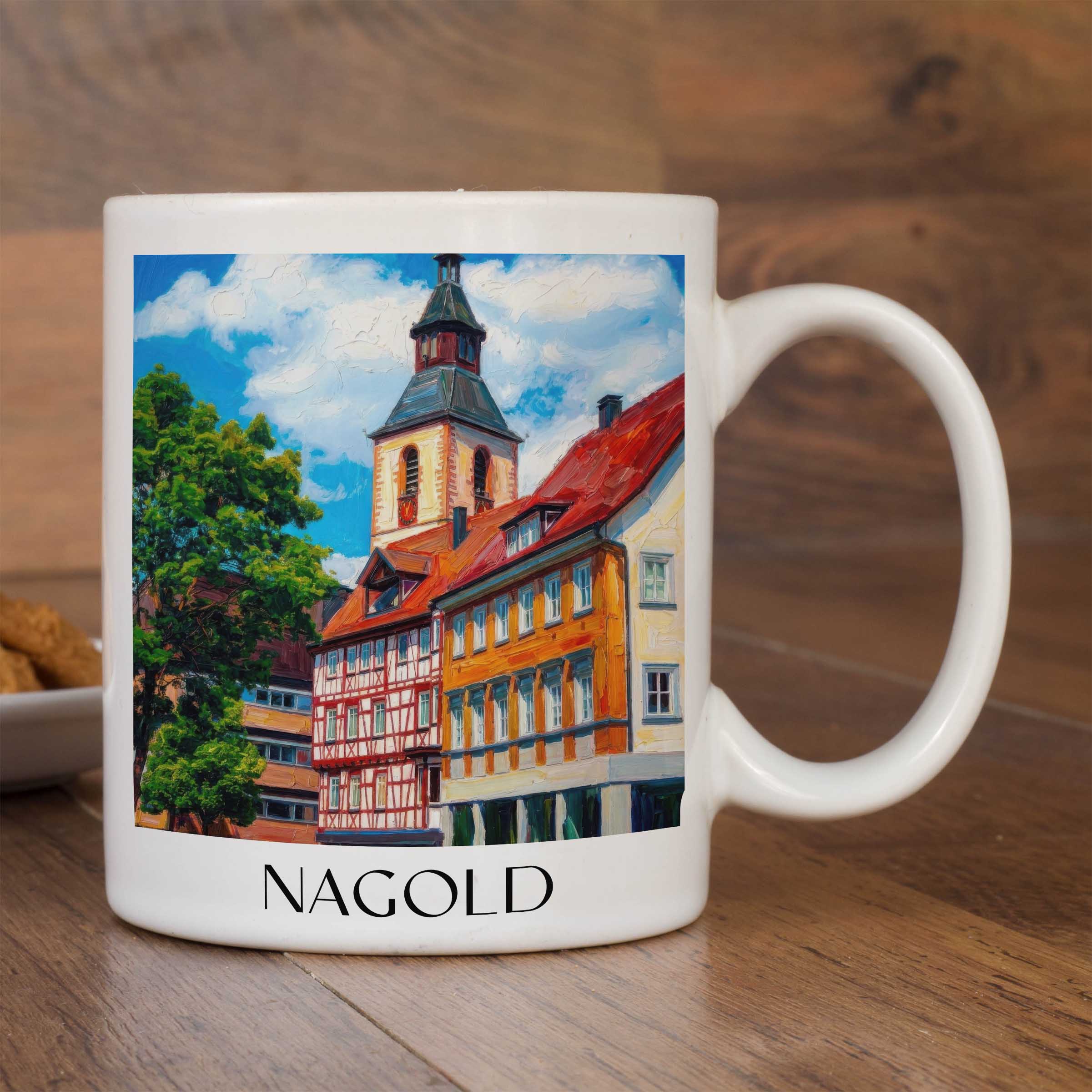 nagold-schwarzwald-deutschland-kaffeebecher-oil-painting-oelgemaelde
