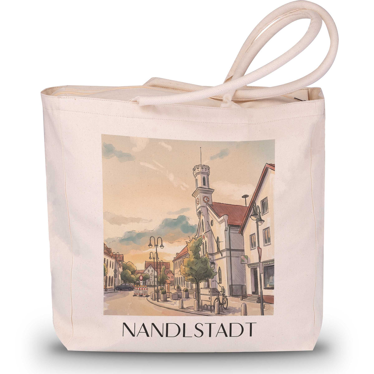 nandlstadt-hallertau-deutschland-einkaufstasche-aquarell
