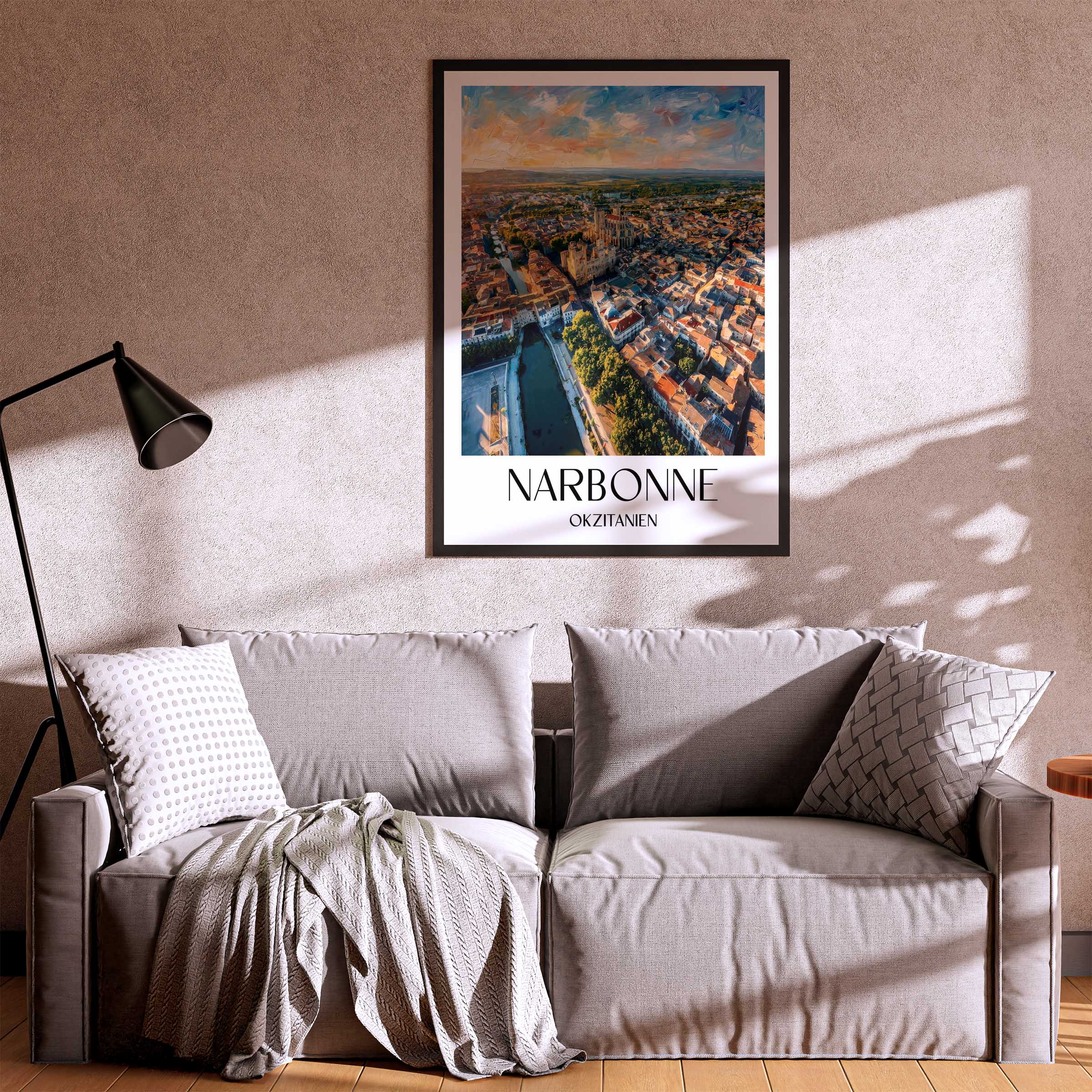 narbonne-okzitanien-frankreich-poster-oil-painting-oelgemaelde
