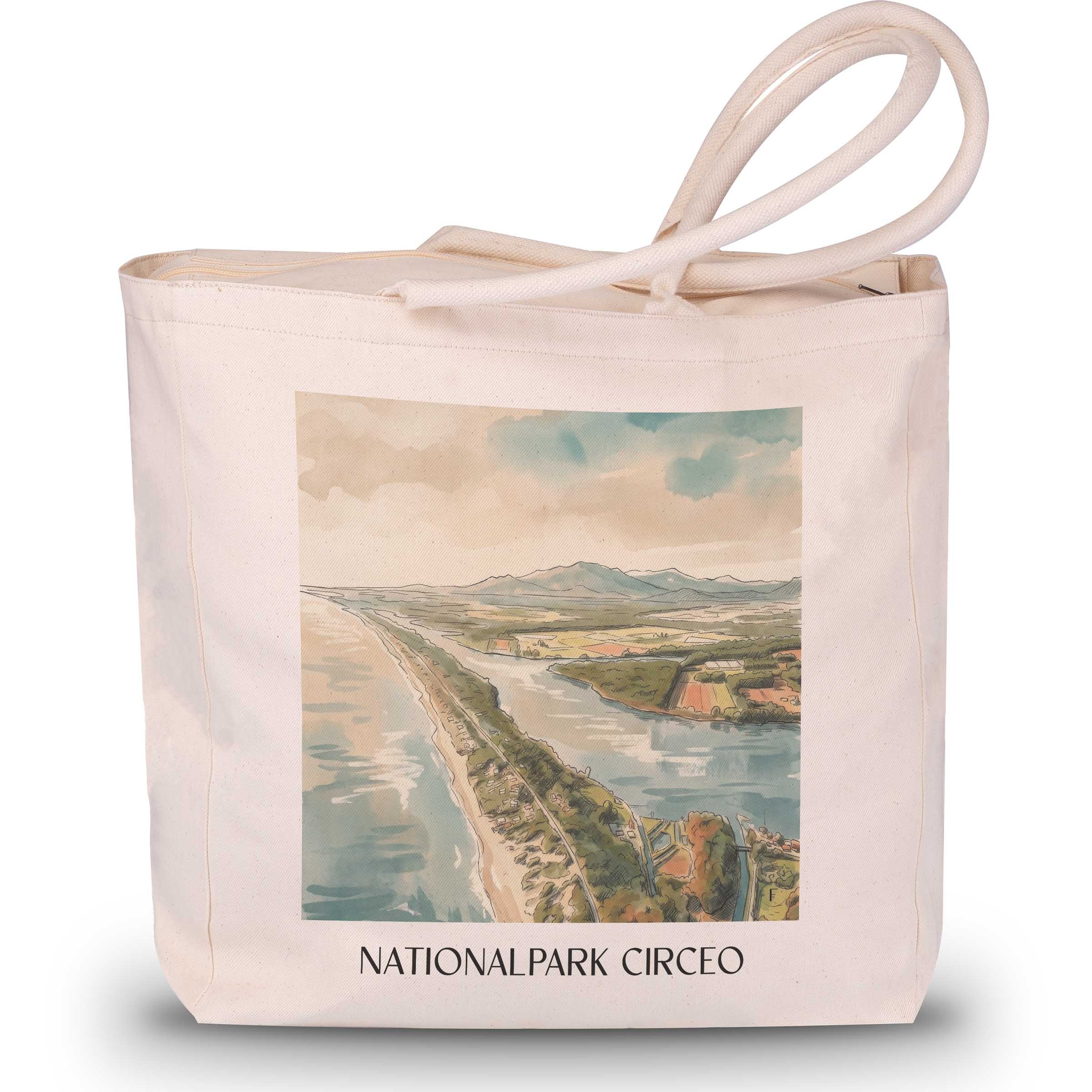nationalpark-circeo-latium-italien-einkaufstasche-aquarell