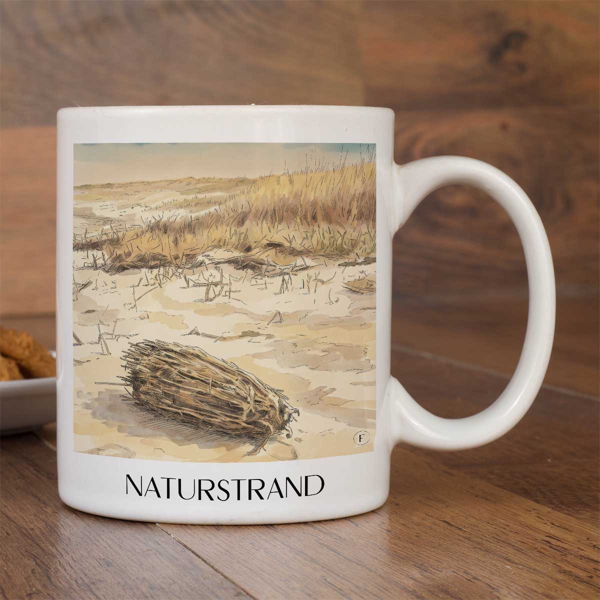 naturstrand-emden-deutschland-kaffeebecher-aquarell