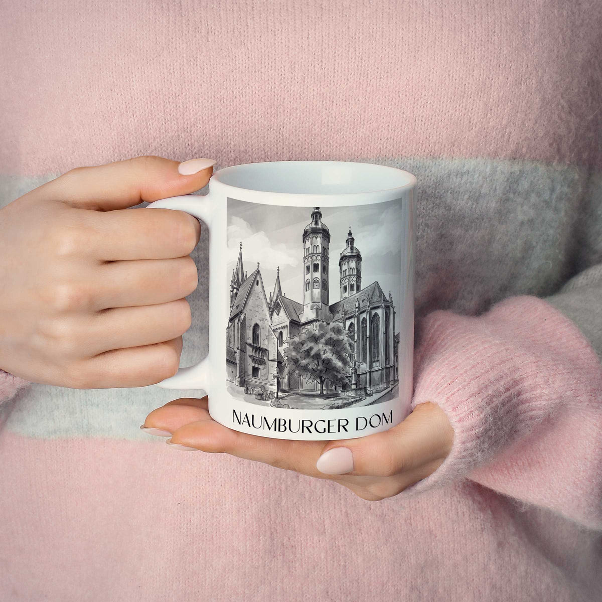 naumburger-dom--saale-deutschland-kaffeebecher-aquarell-schwarz-weiss