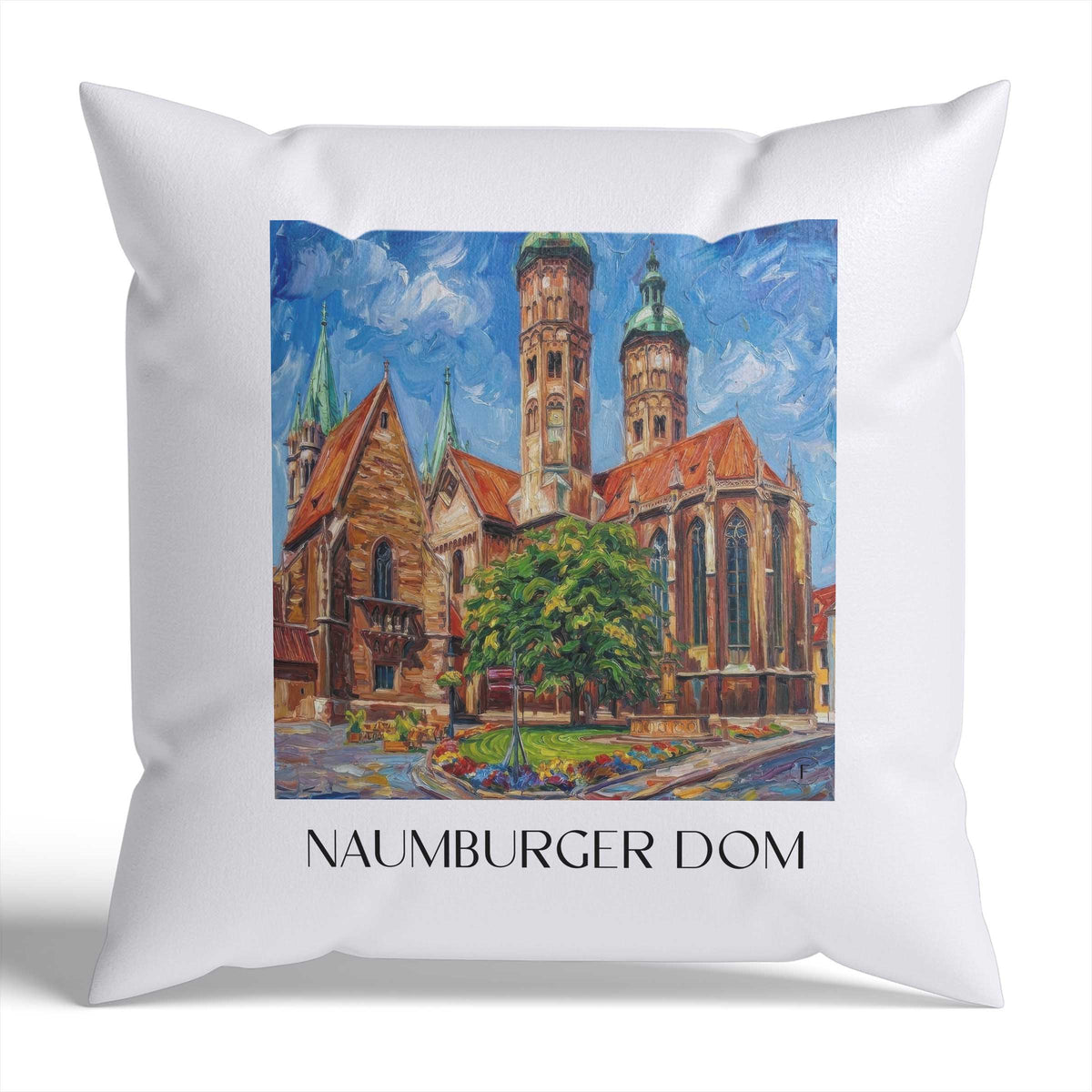 naumburger-dom-saale-deutschland-kissenbezug-oil-painting-oelgemaelde