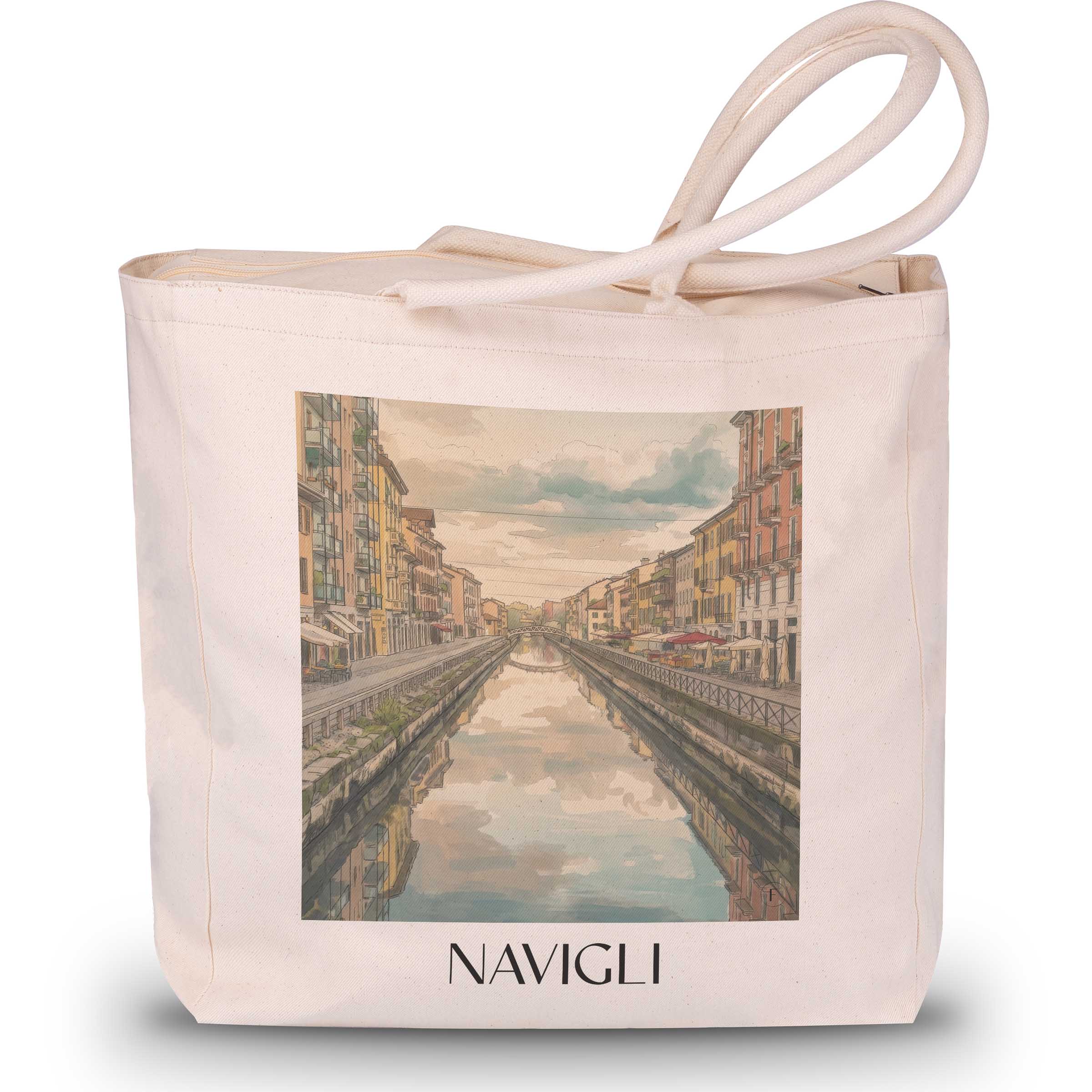 navigli-mailand-italien-einkaufstasche-aquarell