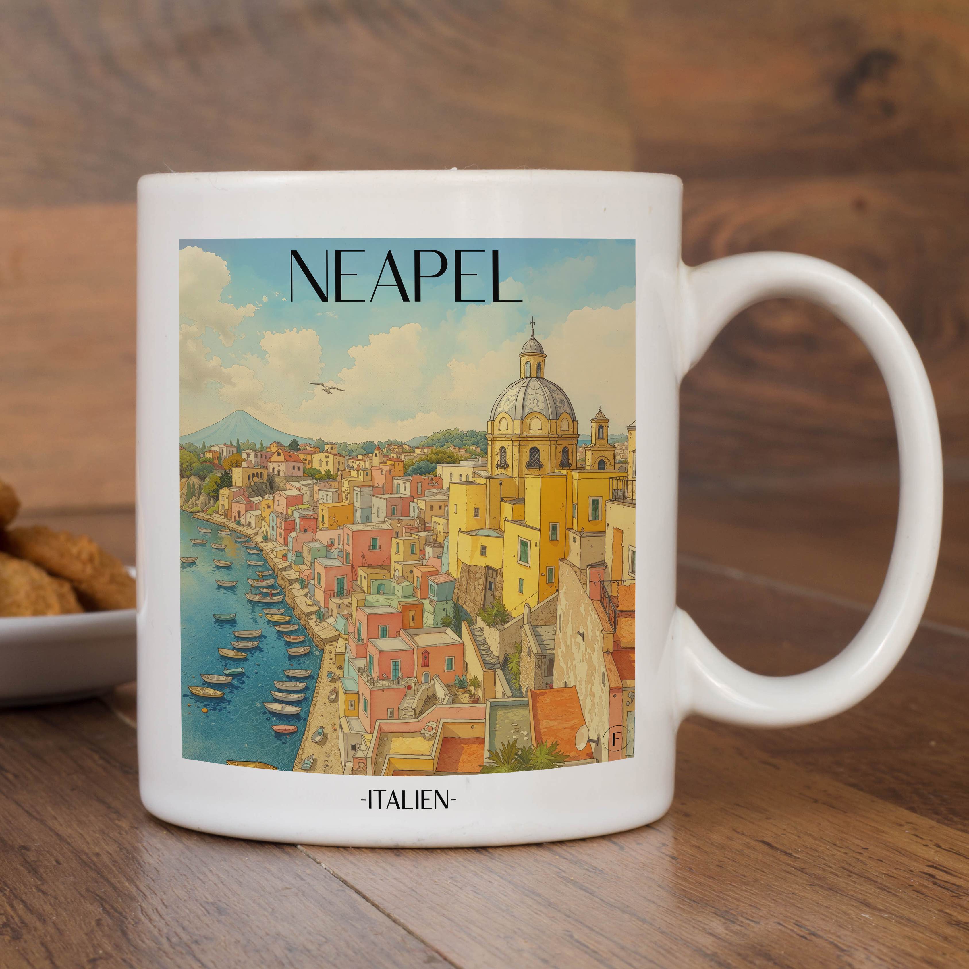 neapel-italien-einkaufstasche-aquarell