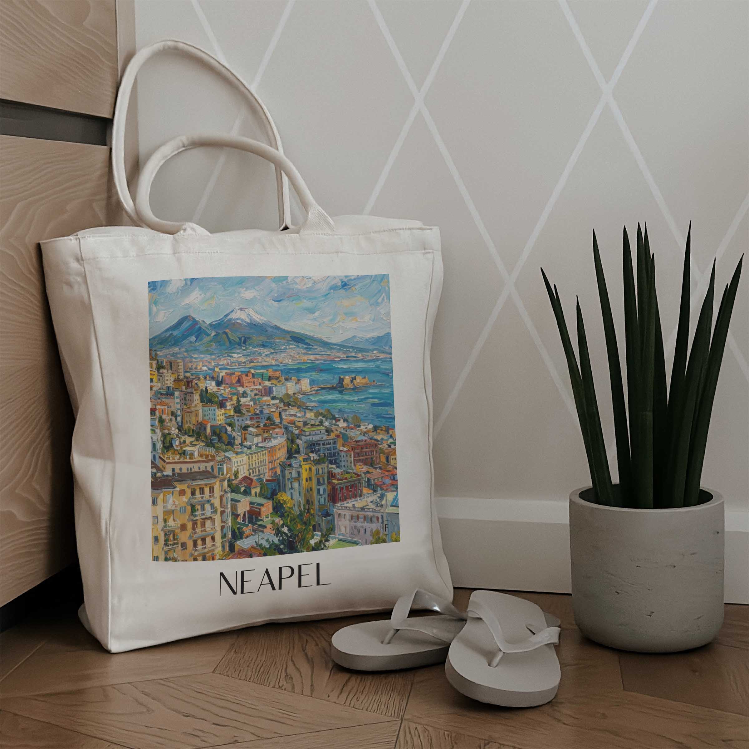 neapel-kampanien-italien-einkaufstasche-oil-painting-oelgemaelde