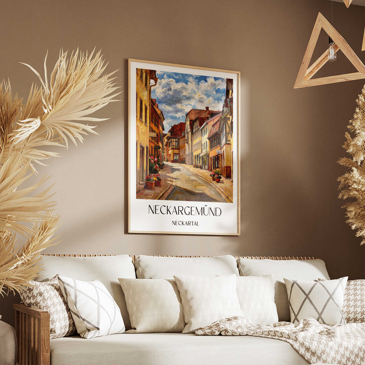 neckargemünd-neckartal-deutschland-poster-oil-painting-oelgemaelde