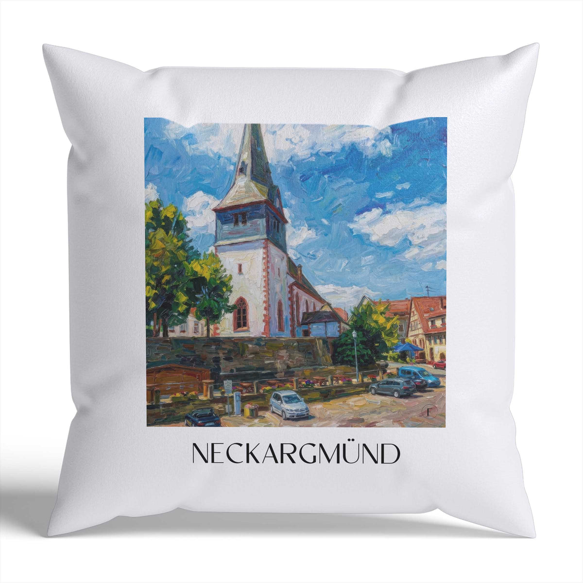 neckargmünd-neckartal-deutschland-kissenbezug-oil-painting-oelgemaelde