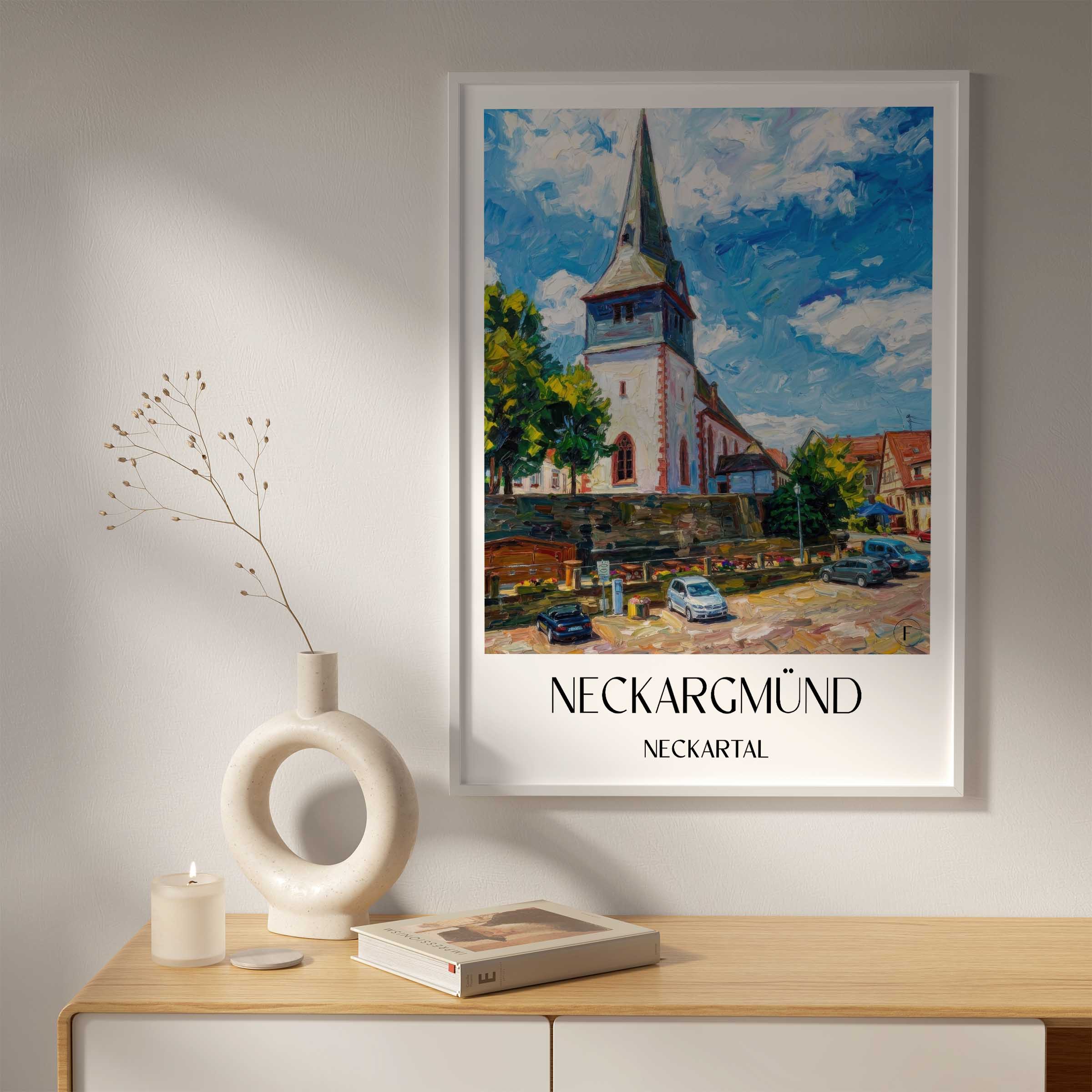 neckargmünd-neckartal-deutschland-poster-oil-painting-oelgemaelde