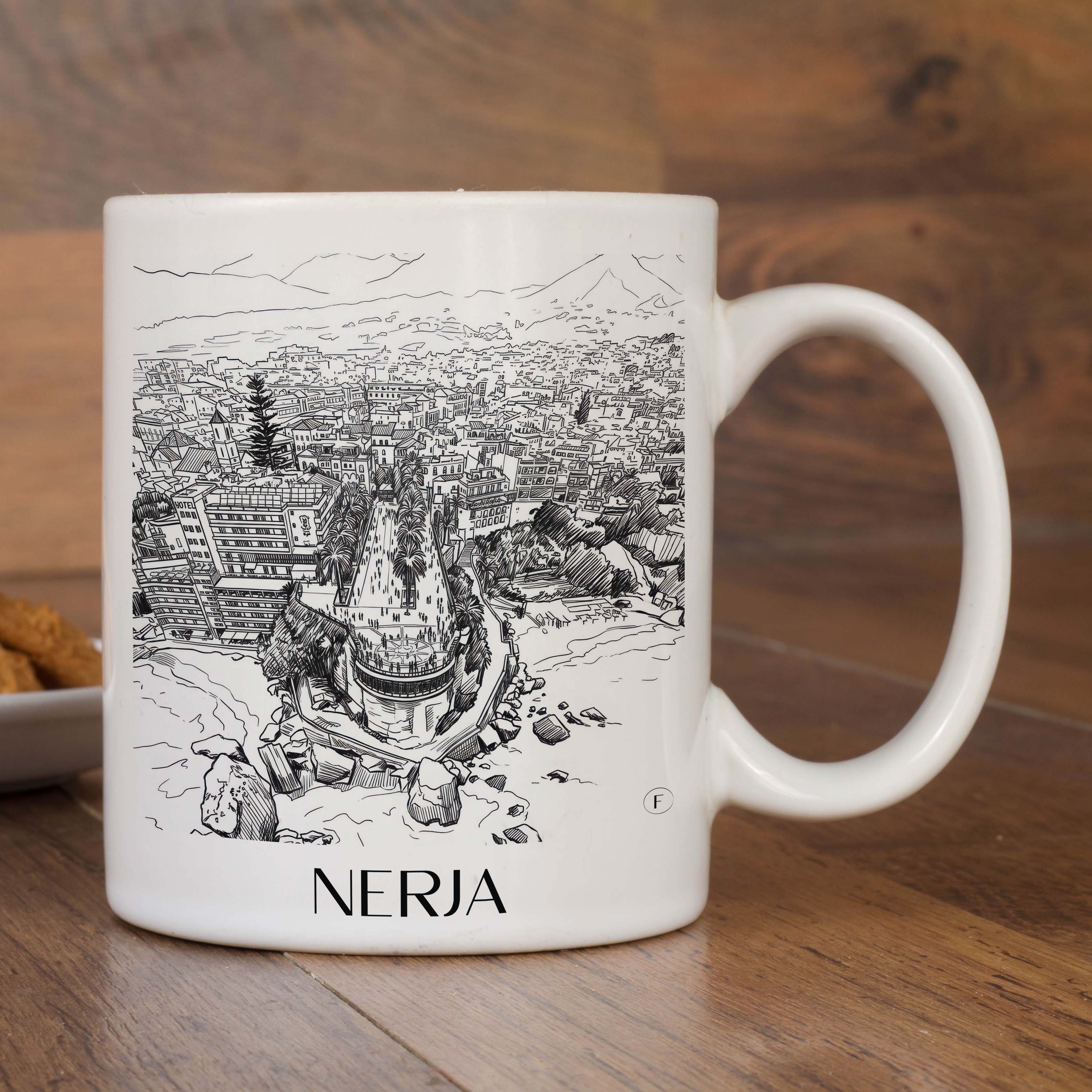 nerja-spanien-spanien-kaffeebecher-skizze