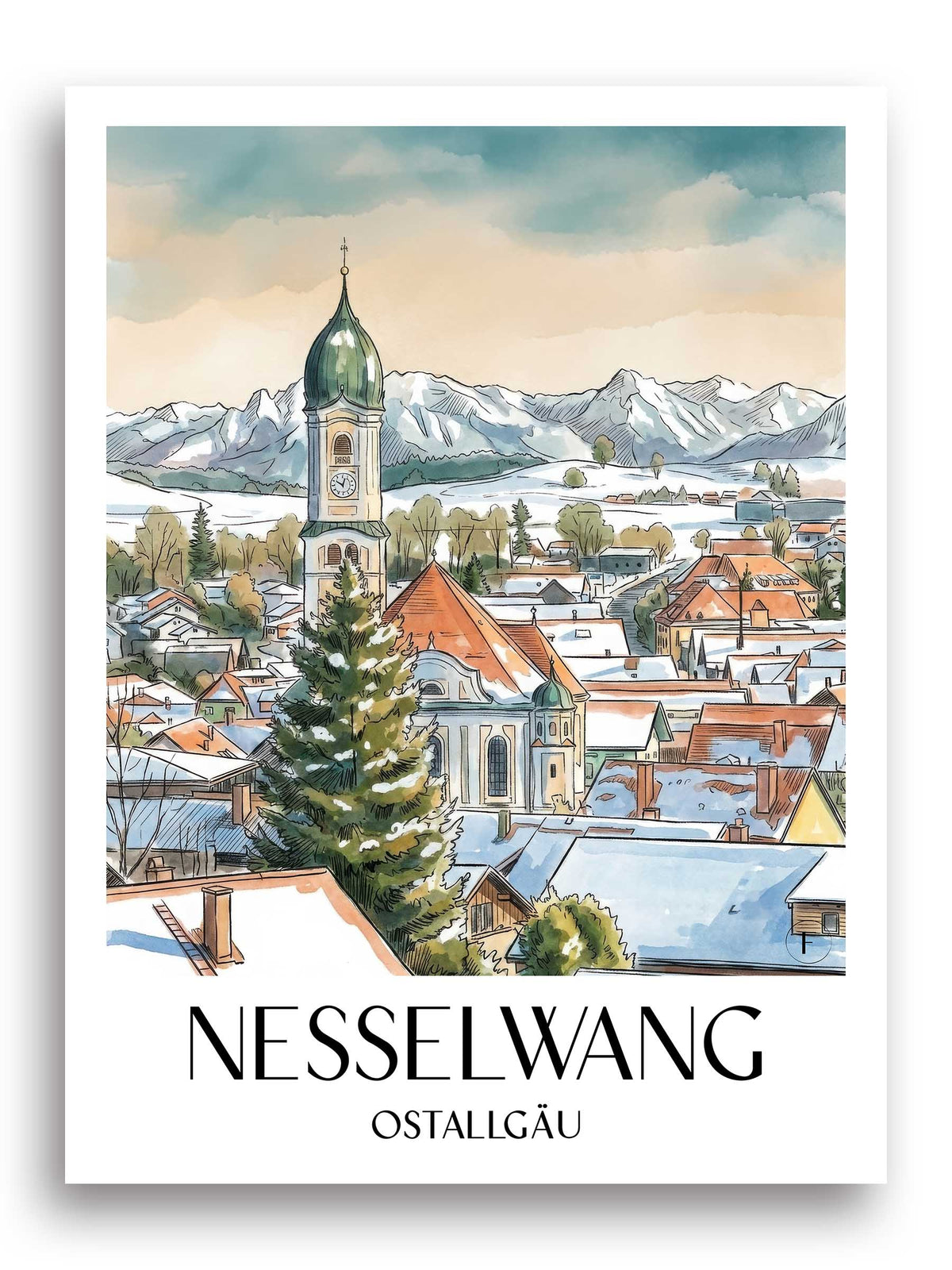 nesselwang-(im-winter)-ostallgäu-deutschland-poster-aquarell