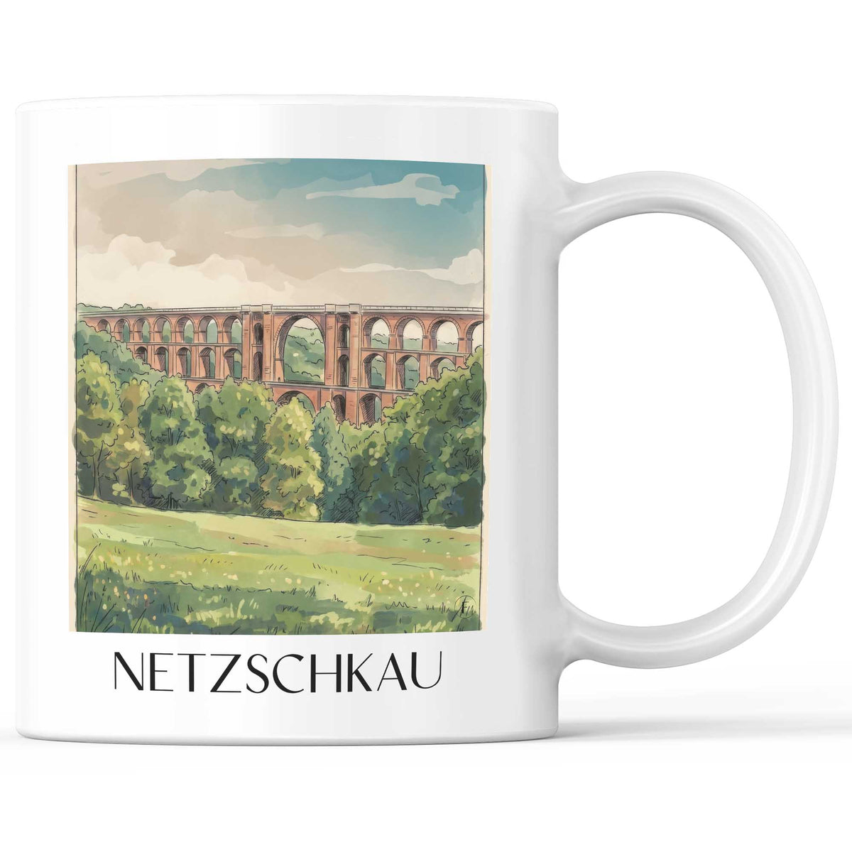 netzschkau-vogtland-deutschland-kaffeebecher-aquarell