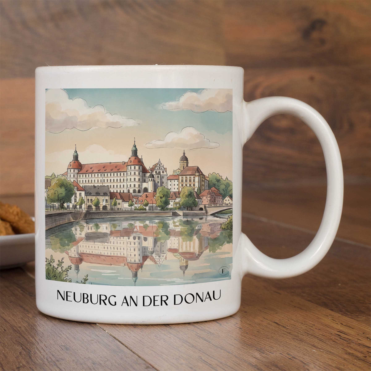 neuburg-an-der-donau-donautal-deutschland-kaffeebecher-aquarell