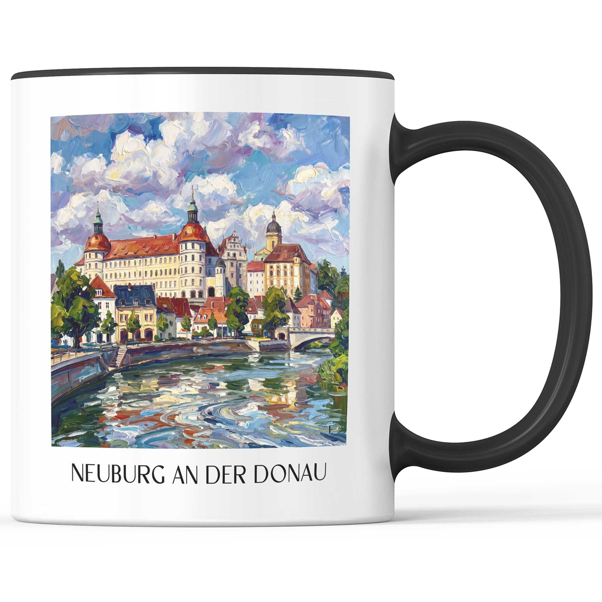 neuburg-an-der-donau-donautal-deutschland-kaffeebecher-oil-painting-oelgemaelde