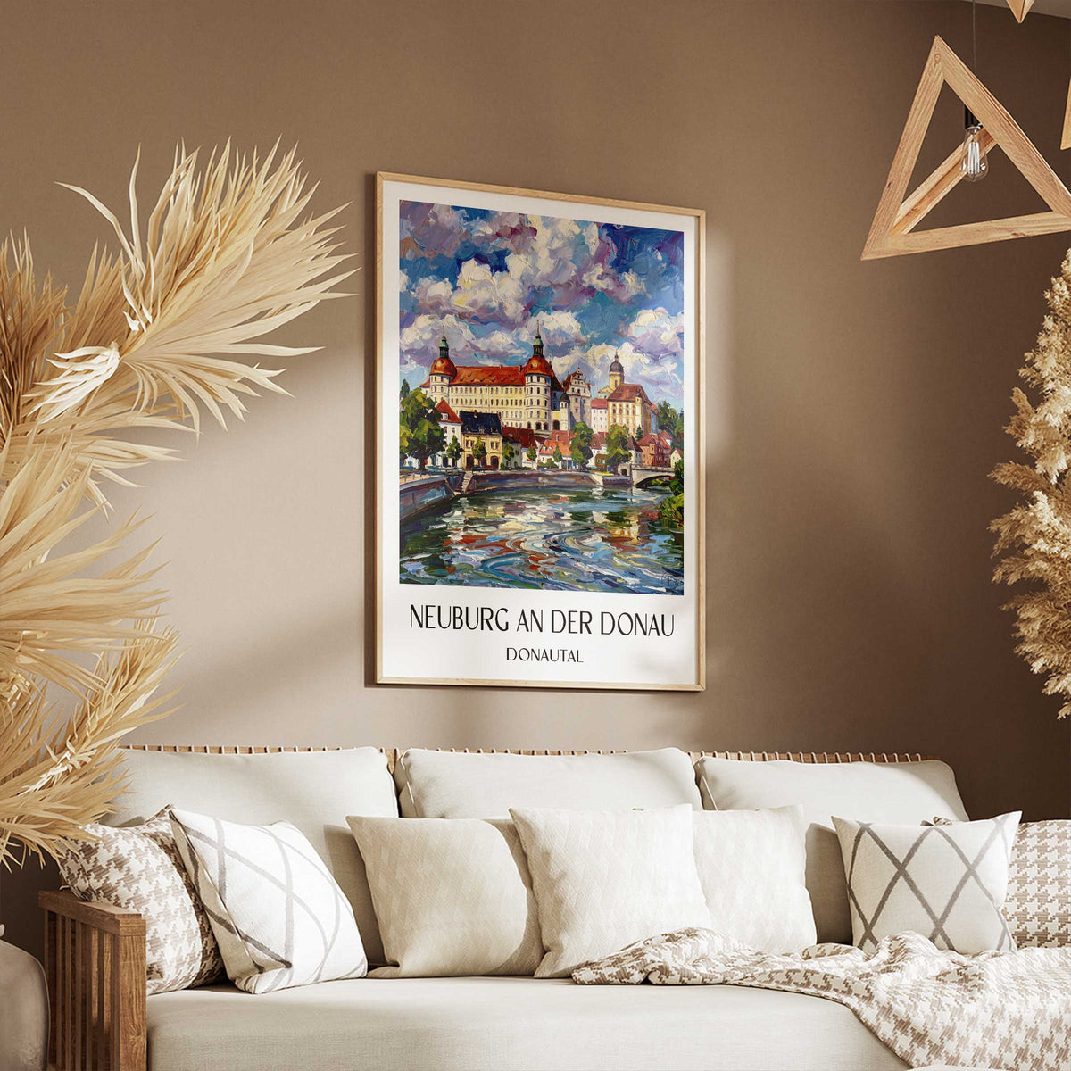 neuburg-an-der-donau-donautal-deutschland-poster-oil-painting-oelgemaelde