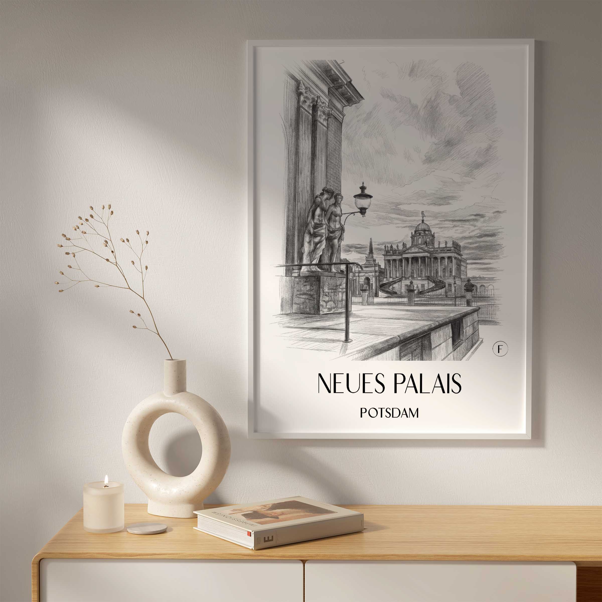 neues-palais-potsdam-deutschland-poster-bleistift-zeichnung-drawing