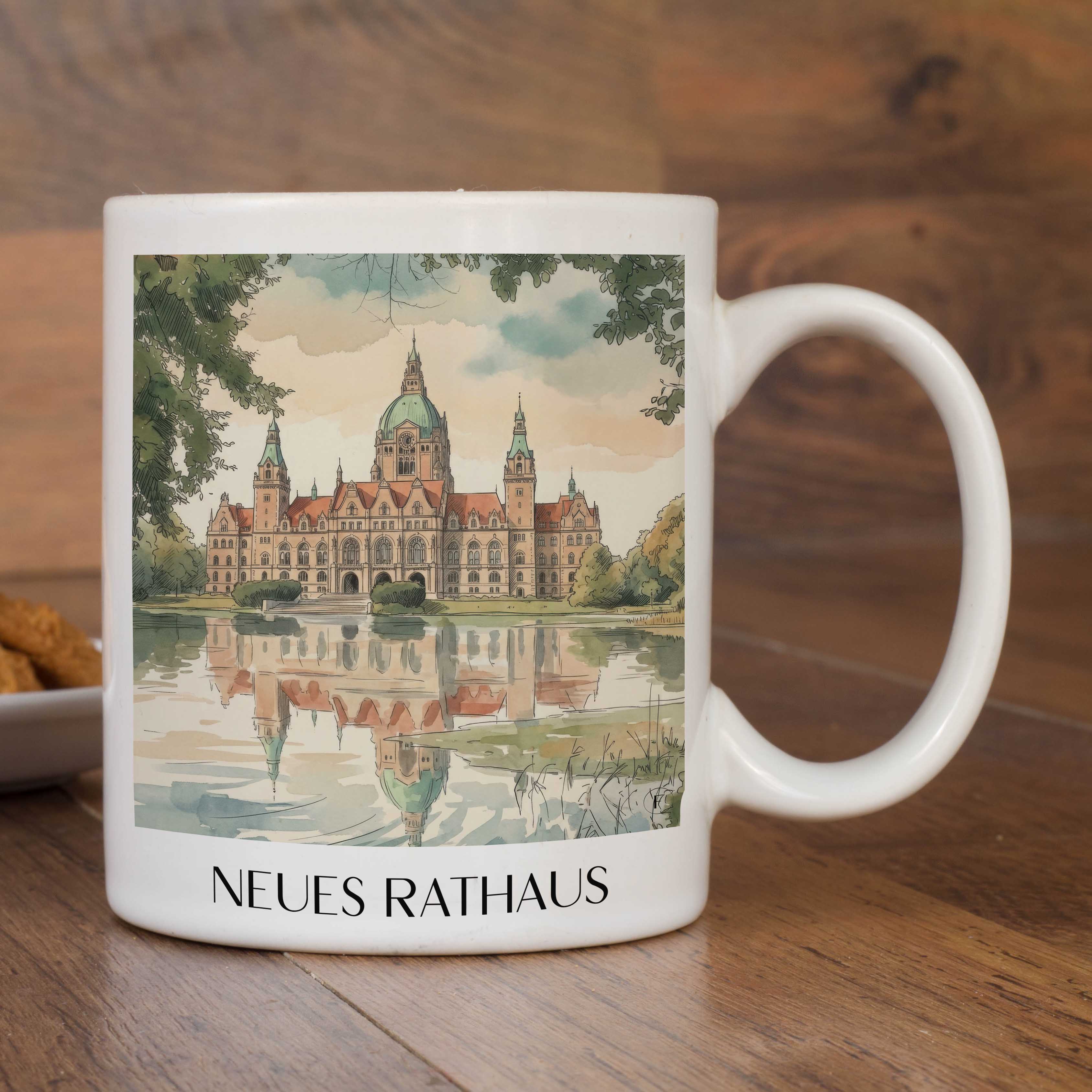 neues-rathaus-hannover-deutschland-kaffeebecher-aquarell