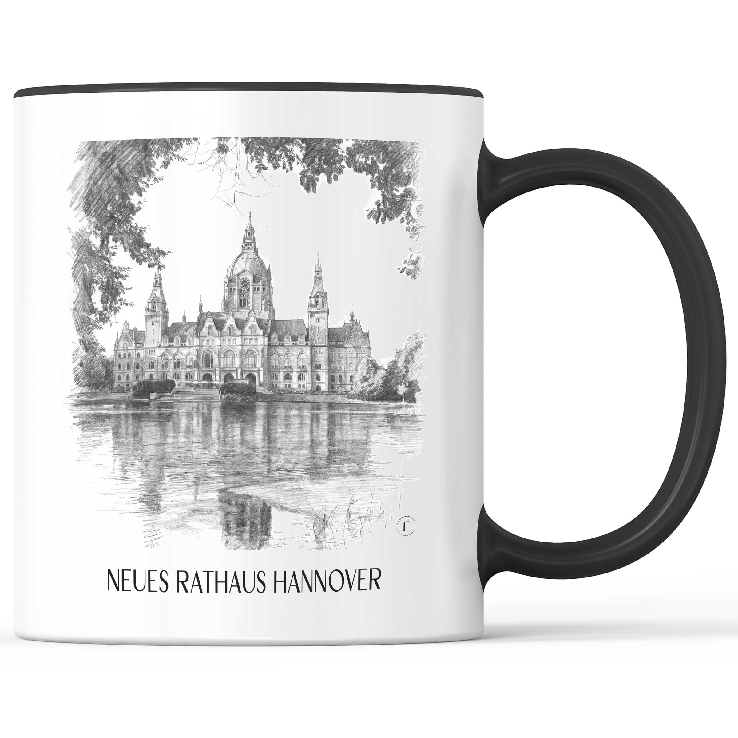neues-rathaus-hannover-deutschland-kaffeebecher-bleistift-zeichnung-drawing