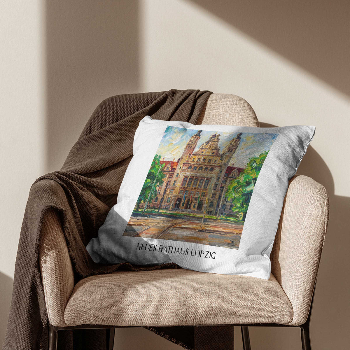 neues-rathaus-leipzig-deutschland-kissenbezug-oil-painting-oelgemaelde