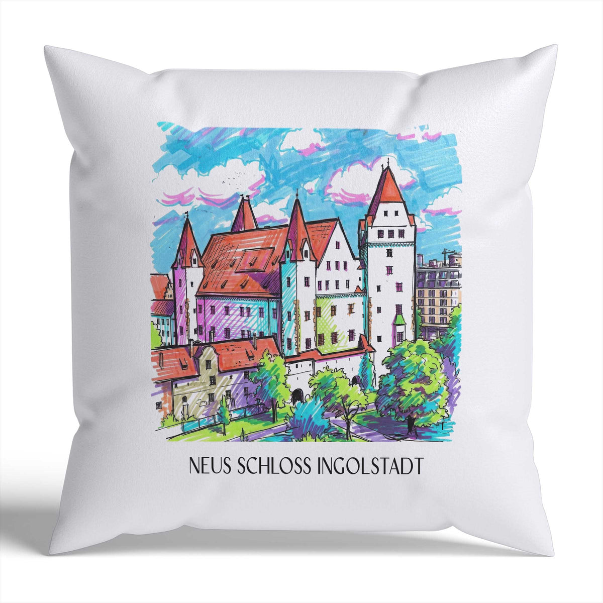 neues-schloss-ingolstadt-deutschland-kissenbezug-graffiti