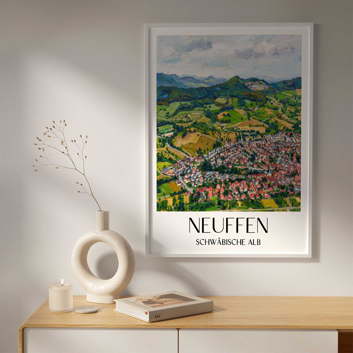 neuffen-schwäbische-alb-deutschland-poster-oil-painting-oelgemaelde