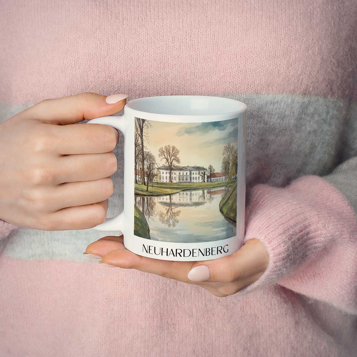 neuhardenberg-brandenburg-deutschland-kaffeebecher-aquarell