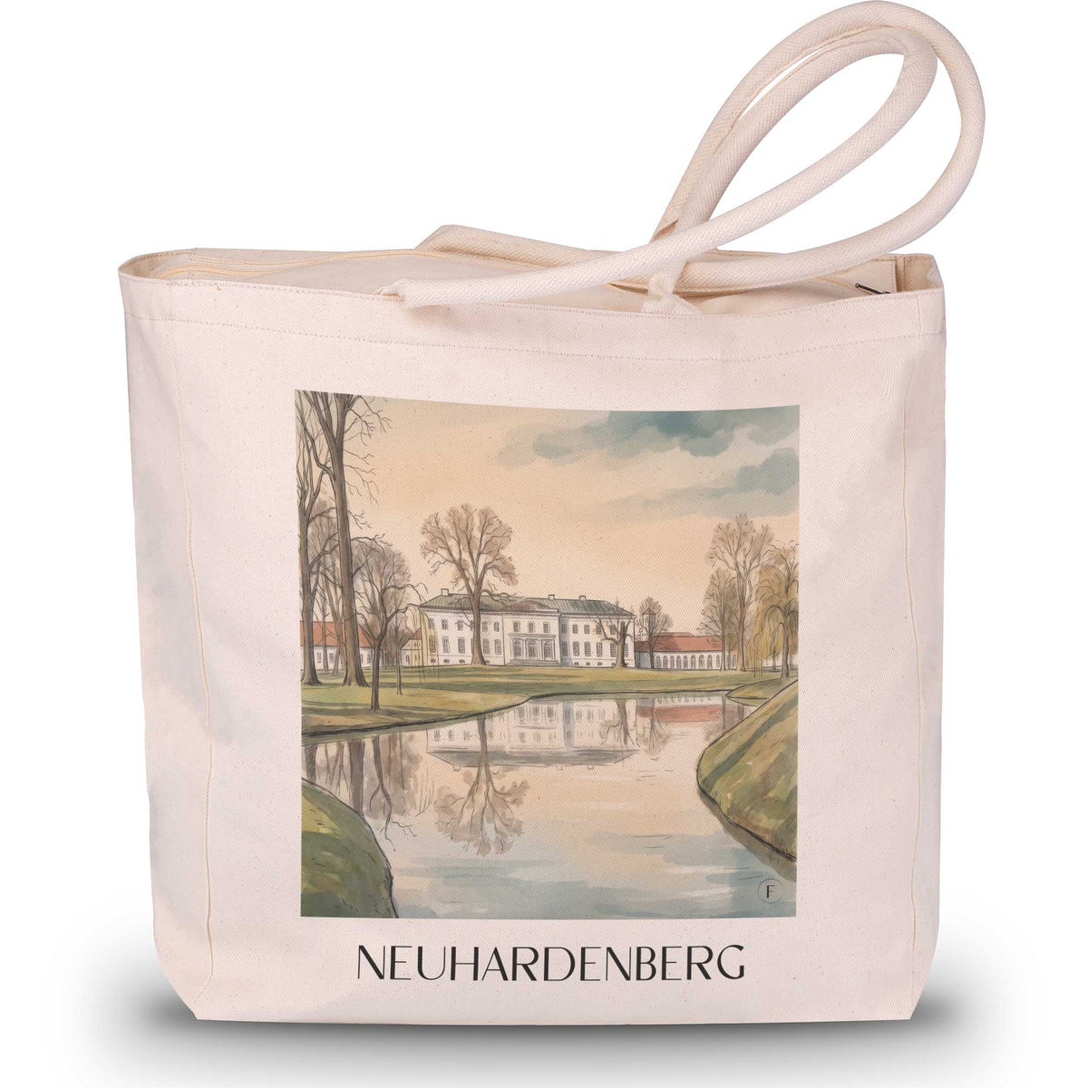 neuhardenberg-brandenburg-deutschland-einkaufstasche-aquarell