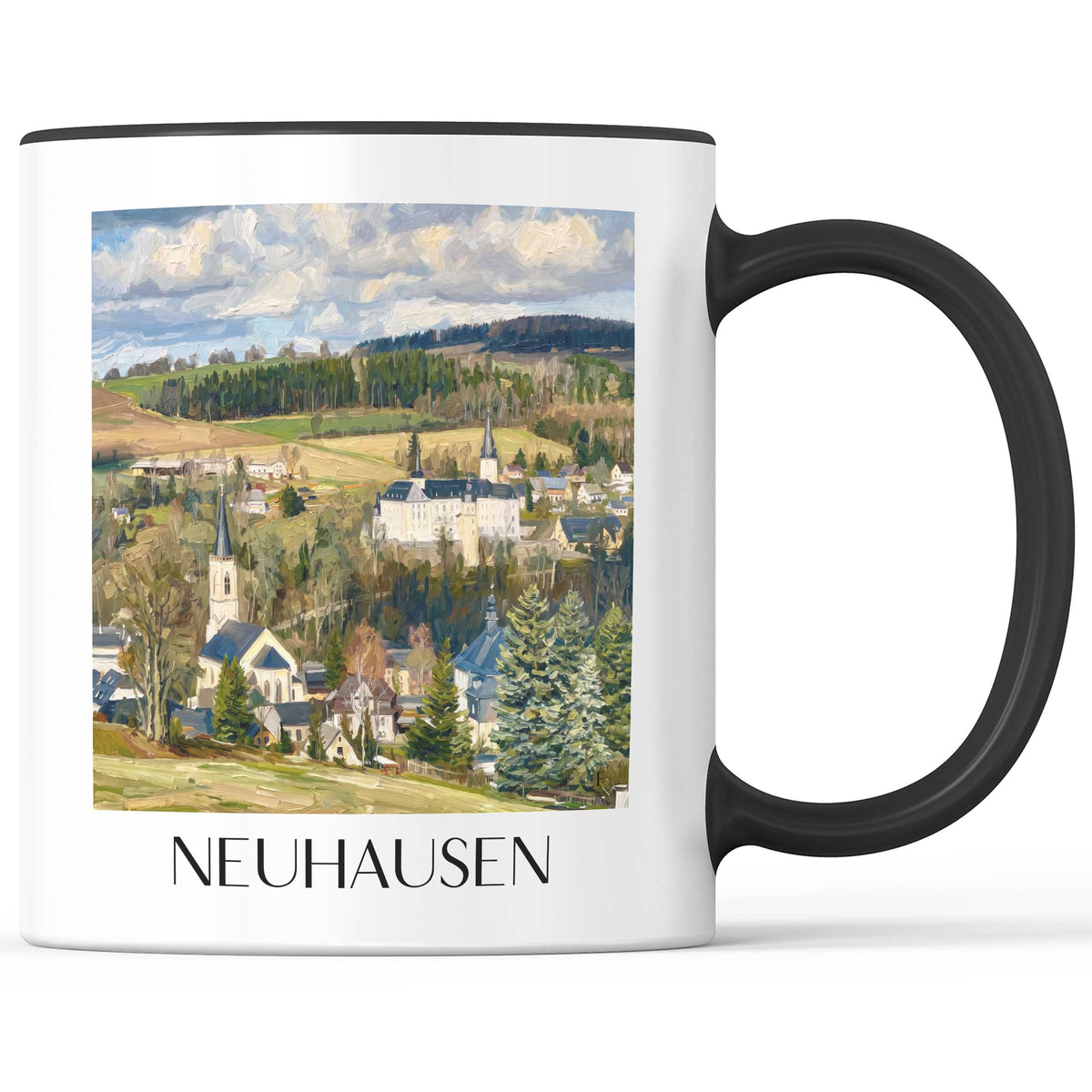 neuhausen-erzgebirge-deutschland-kaffeebecher-oil-painting-oelgemaelde