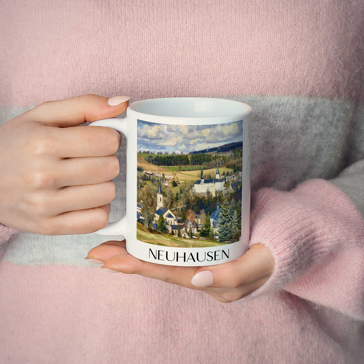 neuhausen-erzgebirge-deutschland-kaffeebecher-oil-painting-oelgemaelde