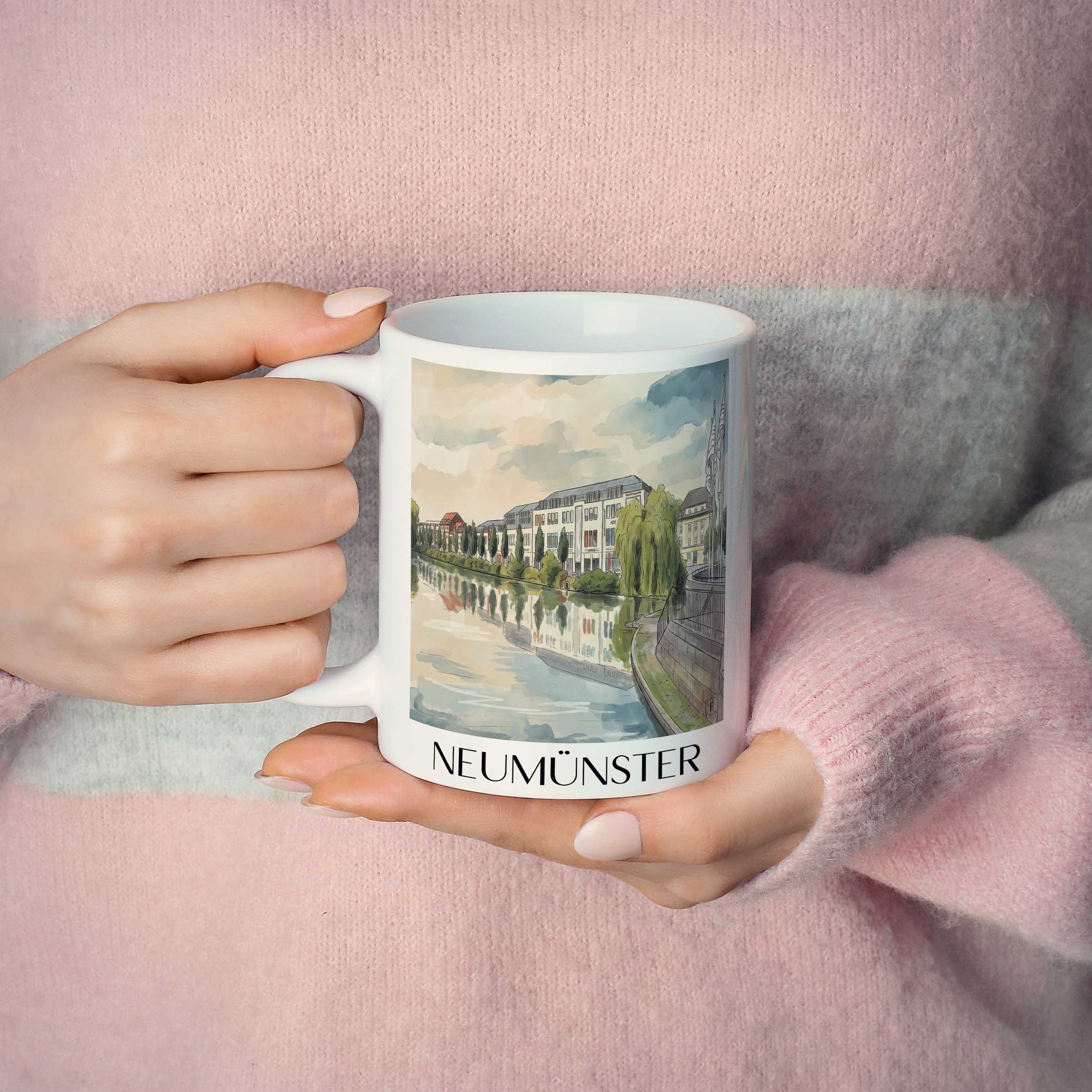 neumünster-schleswig-holstein-deutschland-kaffeebecher-aquarell