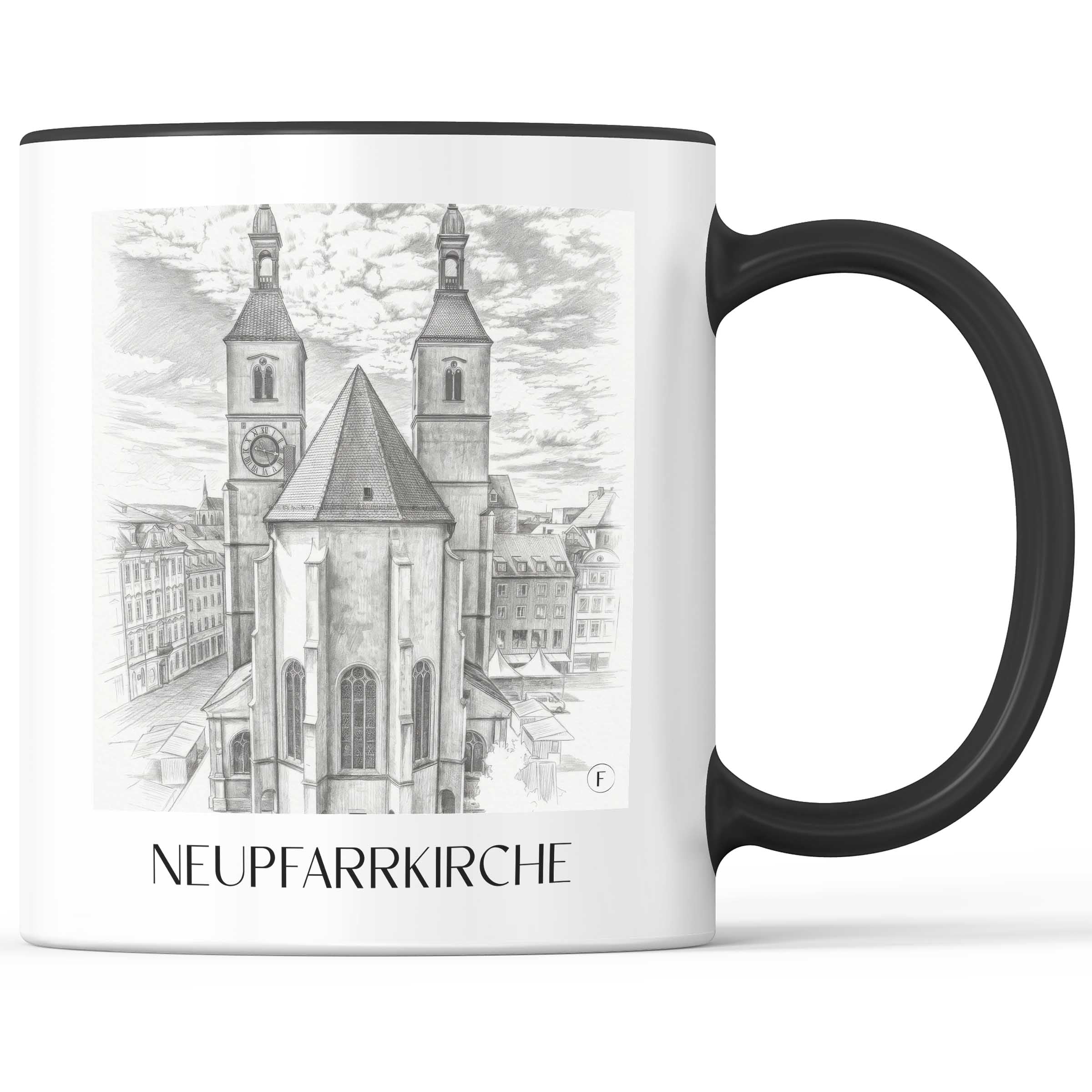 neupfarrkirche-regensburg-deutschland-kaffeebecher-bleistift-zeichnung-drawing
