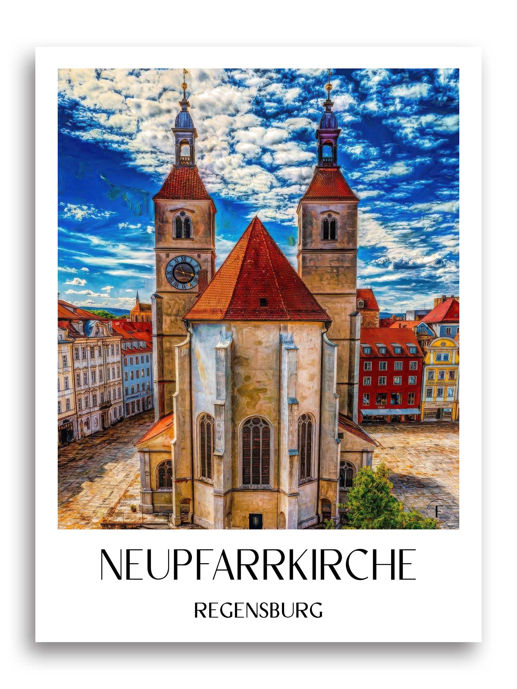 neupfarrkirche-regensburg-deutschland-poster-oil-painting-oelgemaelde