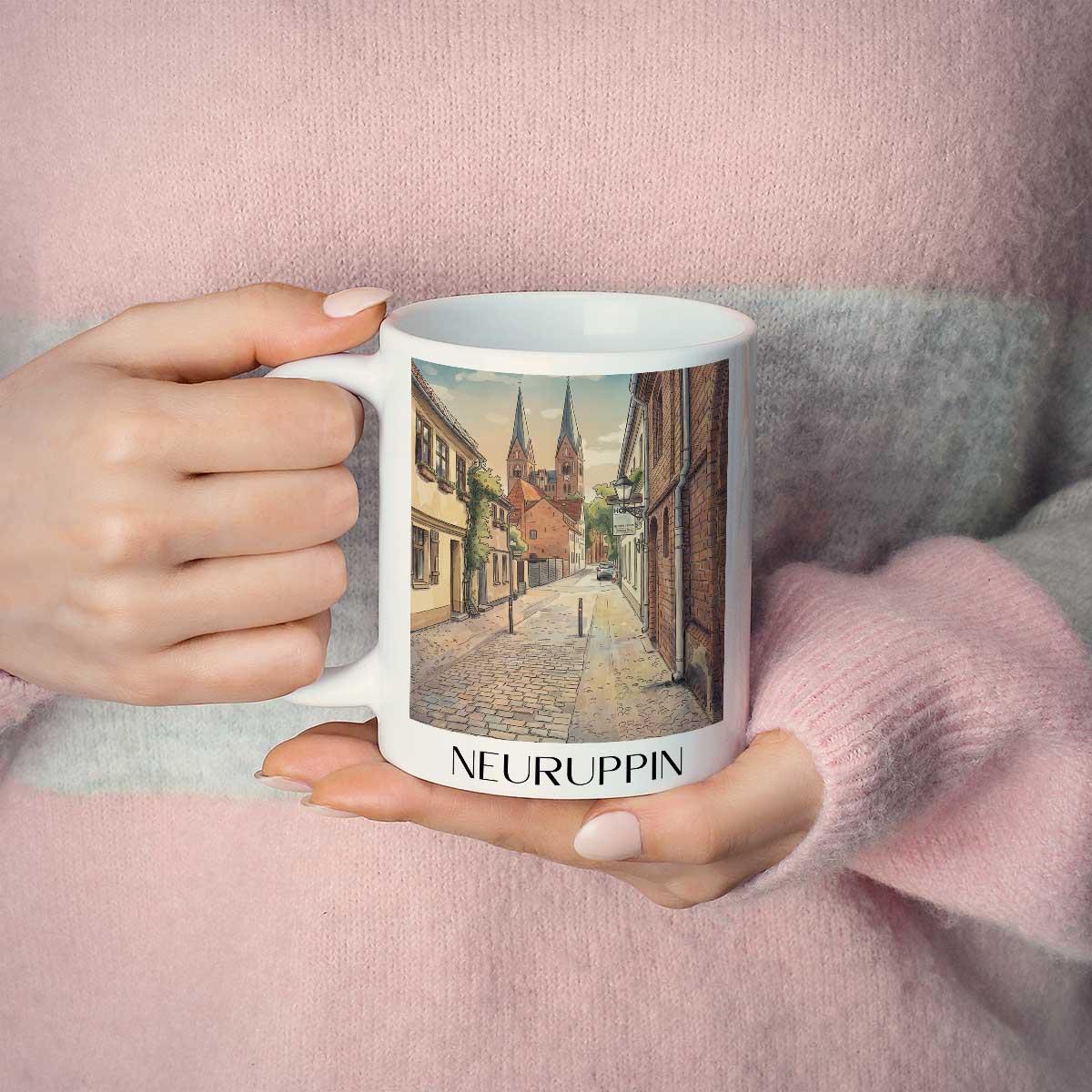 neuruppin-brandenburg-deutschland-kaffeebecher-aquarell