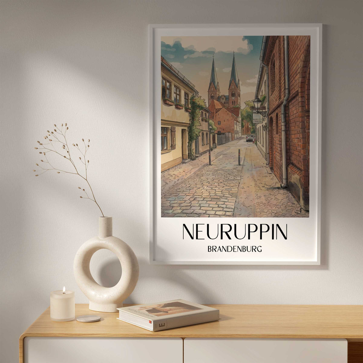 neuruppin-brandenburg-deutschland-poster-aquarell
