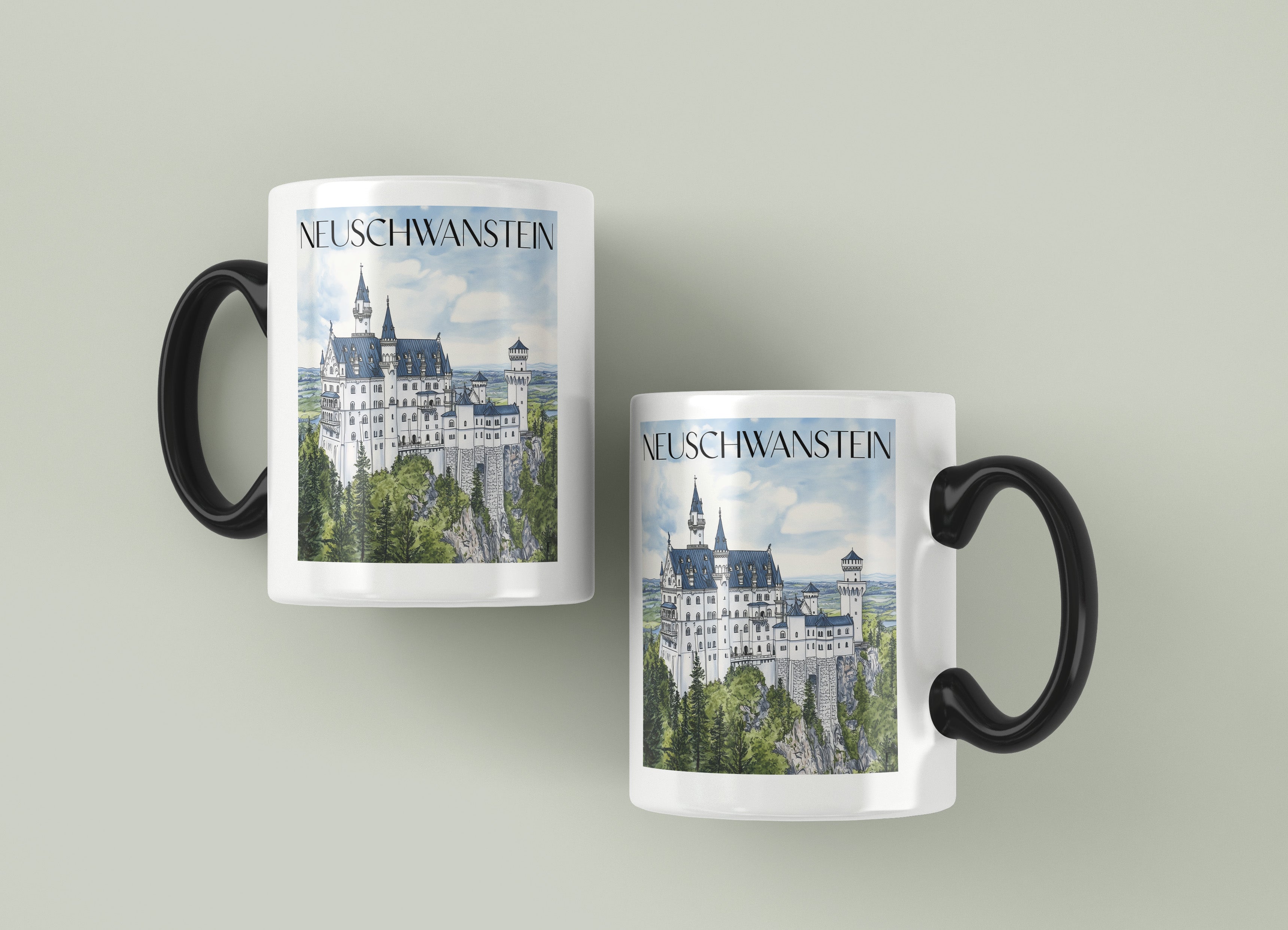 neuschwanstein-deutschland-einkaufstasche-aquarell