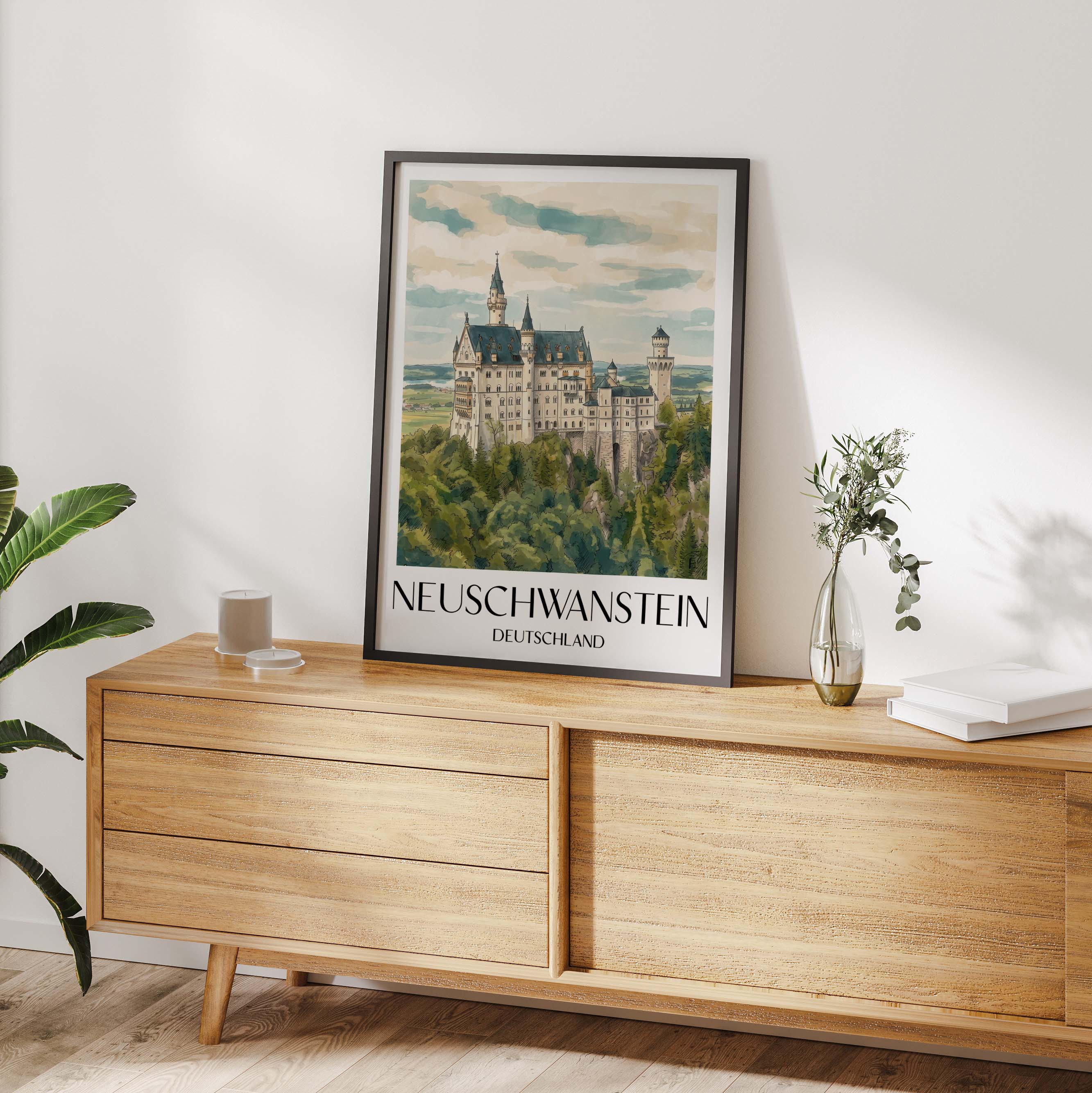 neuschwanstein-deutschland-poster-aquarell